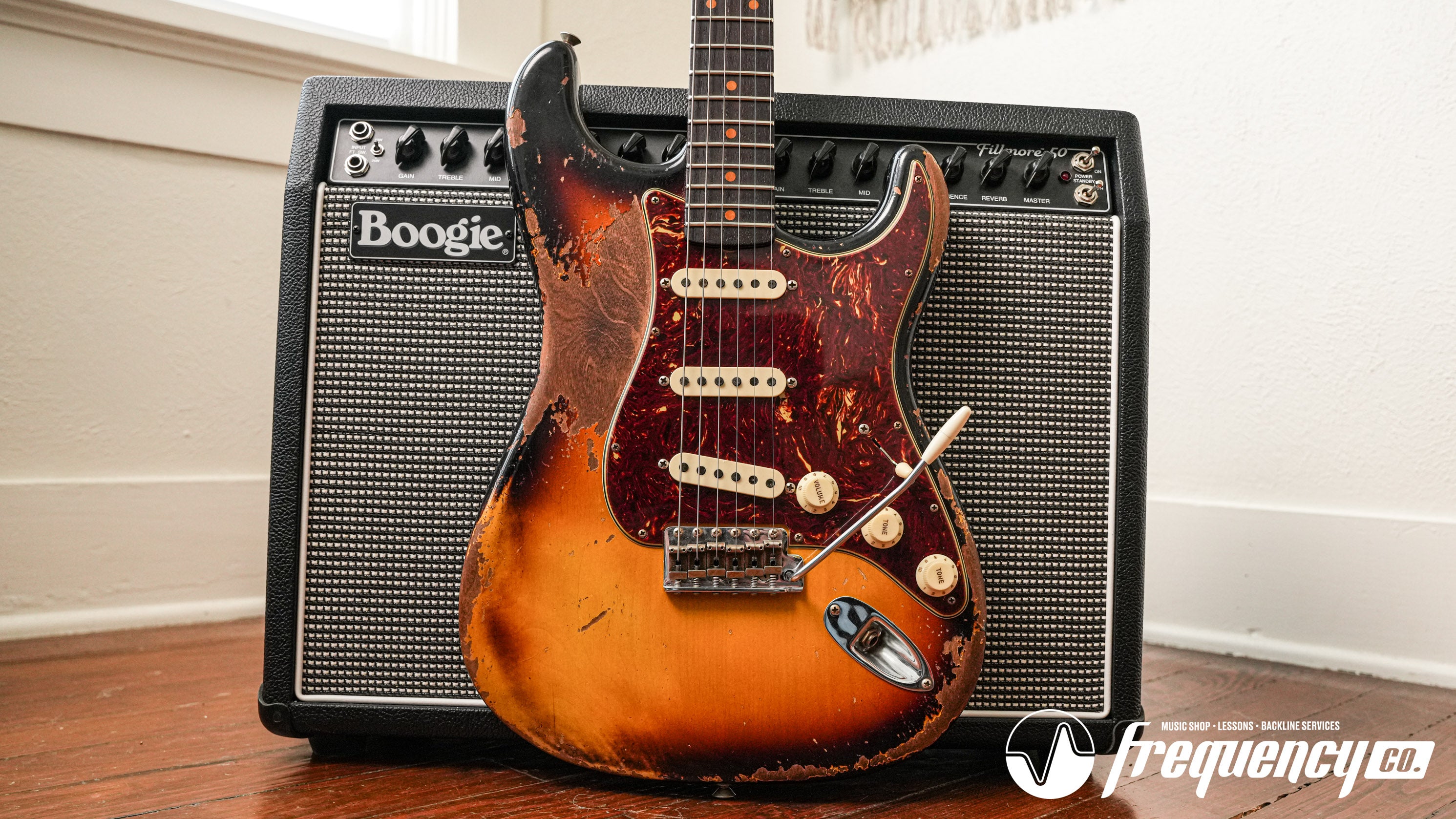Fender Custom Shop Limited Edition Roasted Stratocaster 1961 Reissue in Sunburst with Rosewood Fingerboard - 2023