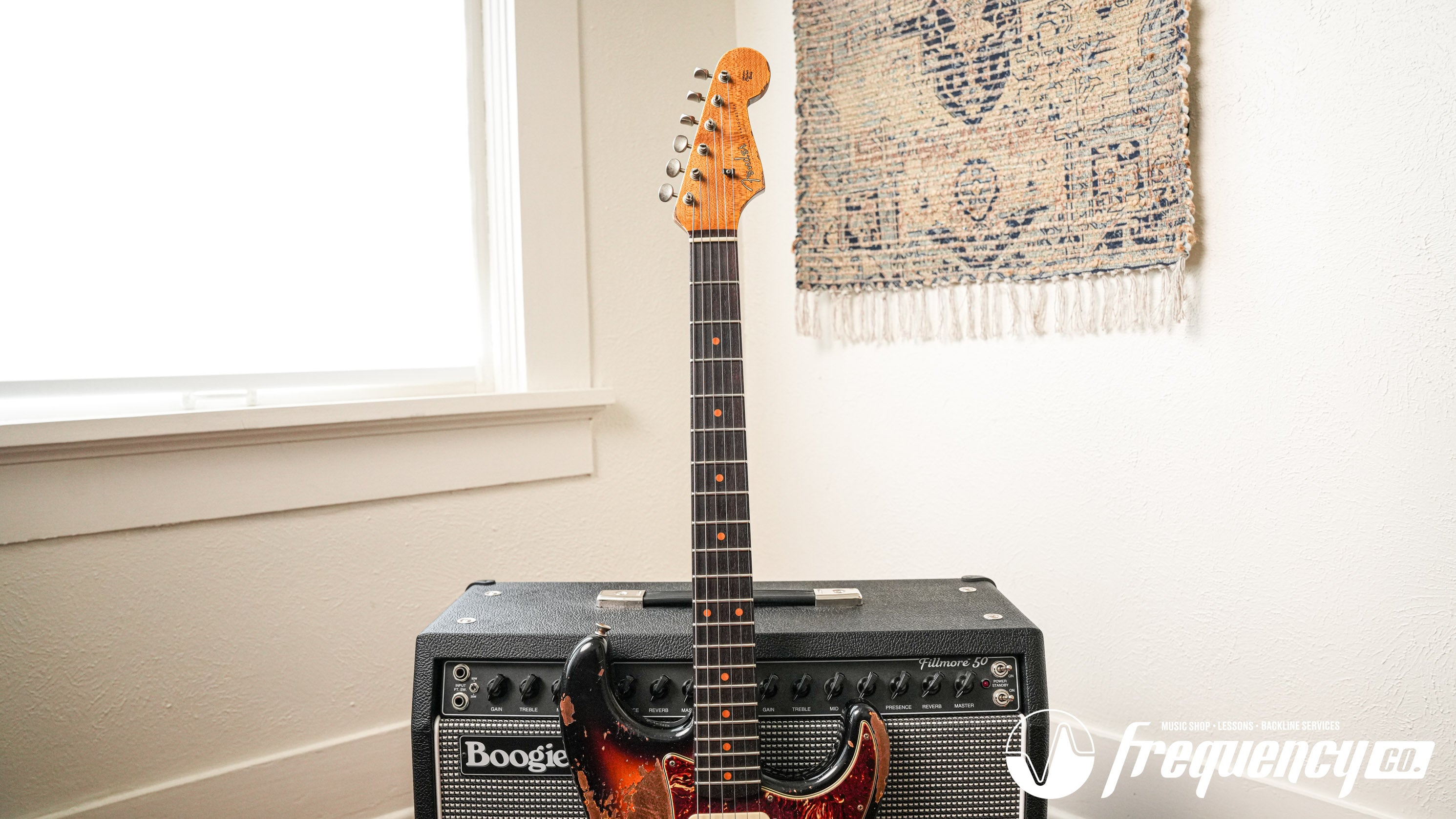 Fender Custom Shop Limited Edition Roasted Stratocaster 1961 Reissue in Sunburst with Rosewood Fingerboard - 2023