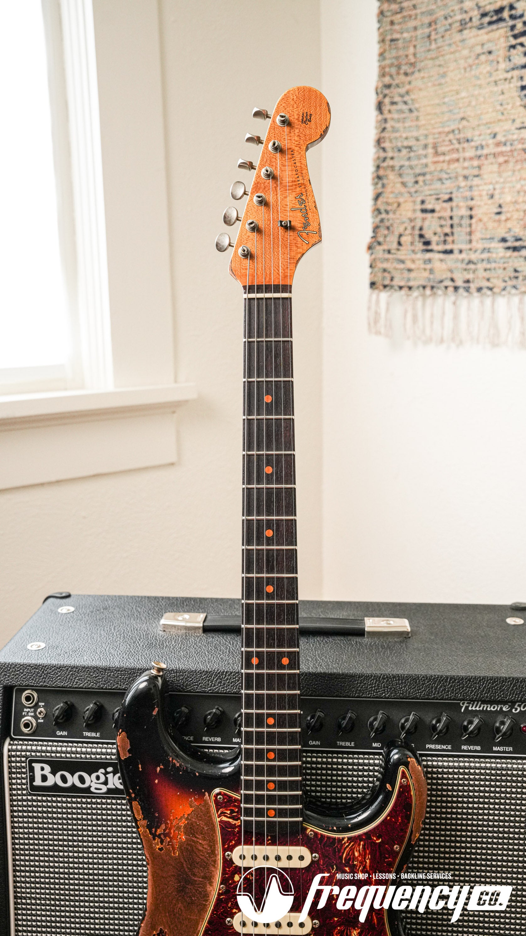 Fender Custom Shop Limited Edition Roasted Stratocaster 1961 Reissue in Sunburst with Rosewood Fingerboard - 2023