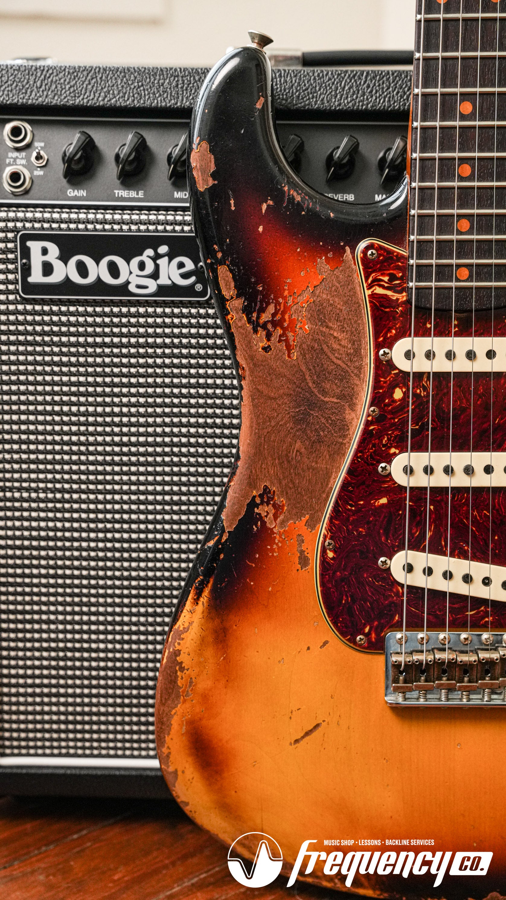 Fender Custom Shop Limited Edition Roasted Stratocaster 1961 Reissue in Sunburst with Rosewood Fingerboard - 2023