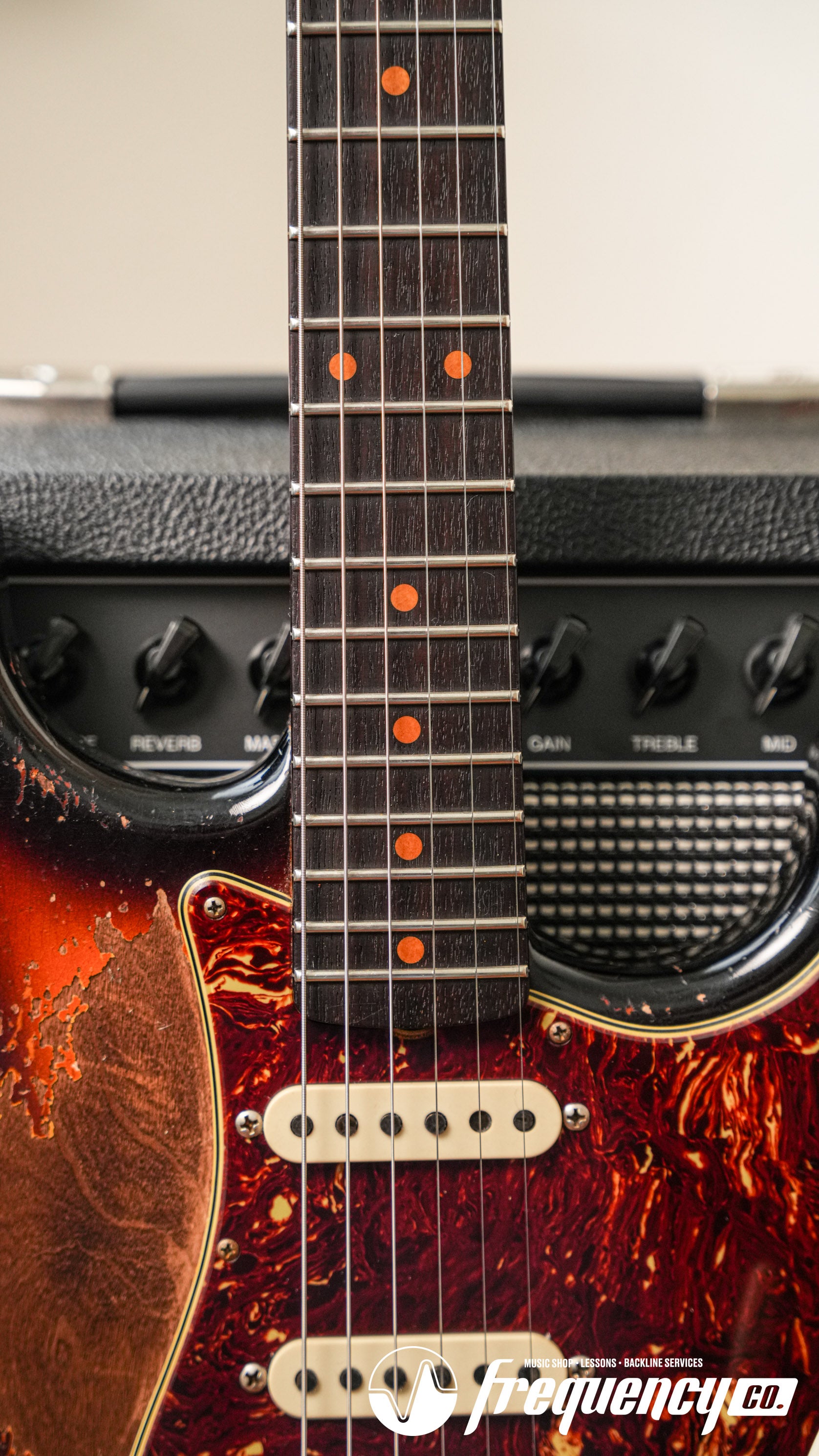 Fender Custom Shop Limited Edition Roasted Stratocaster 1961 Reissue in Sunburst with Rosewood Fingerboard - 2023