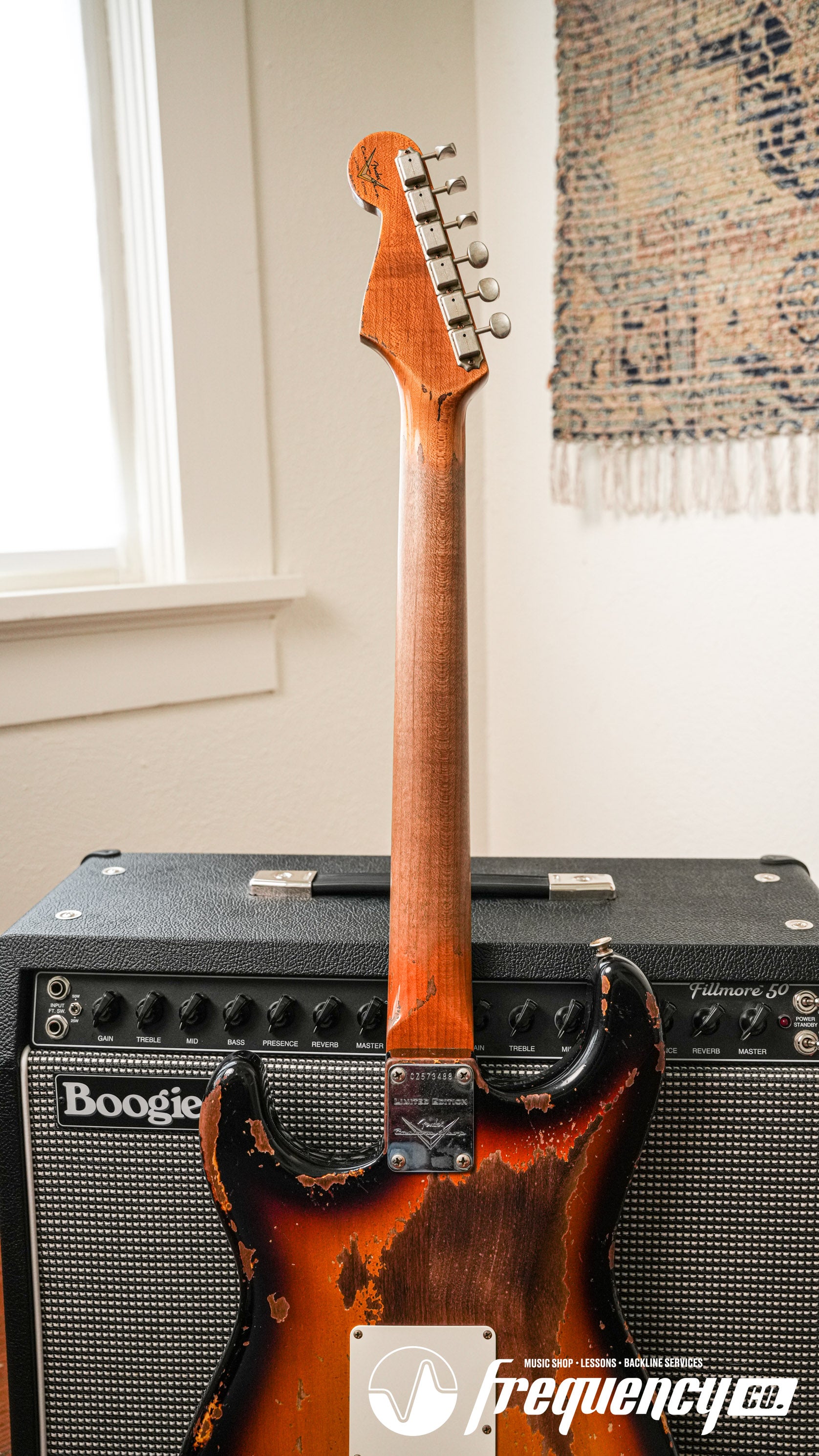 Fender Custom Shop Limited Edition Roasted Stratocaster 1961 Reissue in Sunburst with Rosewood Fingerboard - 2023