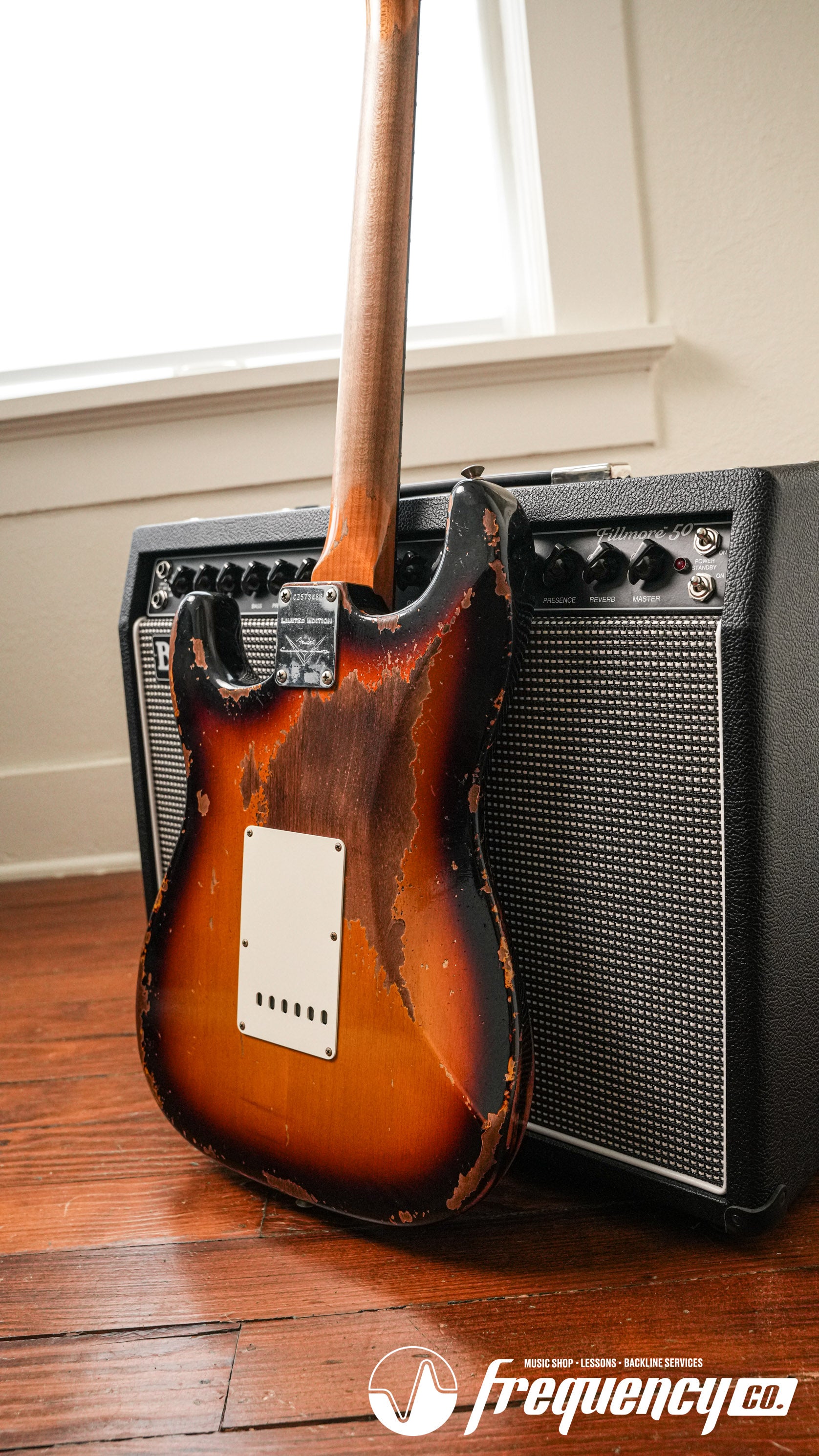 Fender Custom Shop Limited Edition Roasted Stratocaster 1961 Reissue in Sunburst with Rosewood Fingerboard - 2023