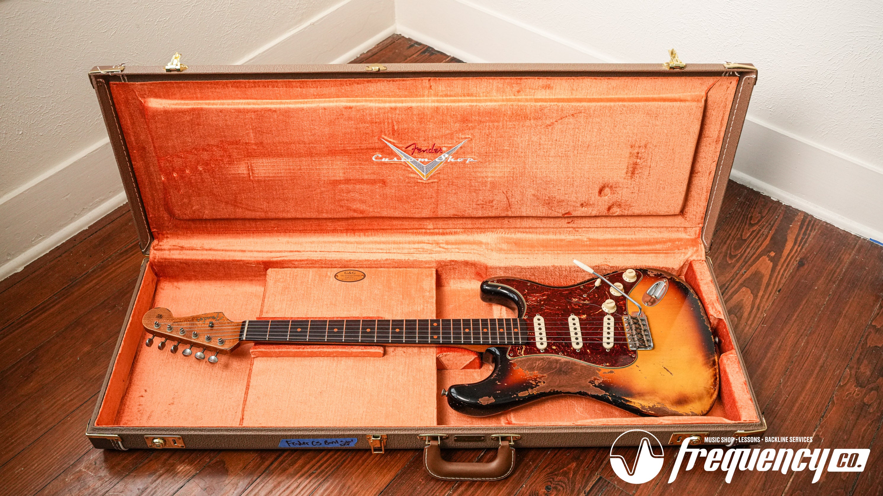 Fender Custom Shop Limited Edition Roasted Stratocaster 1961 Reissue in Sunburst with Rosewood Fingerboard - 2023