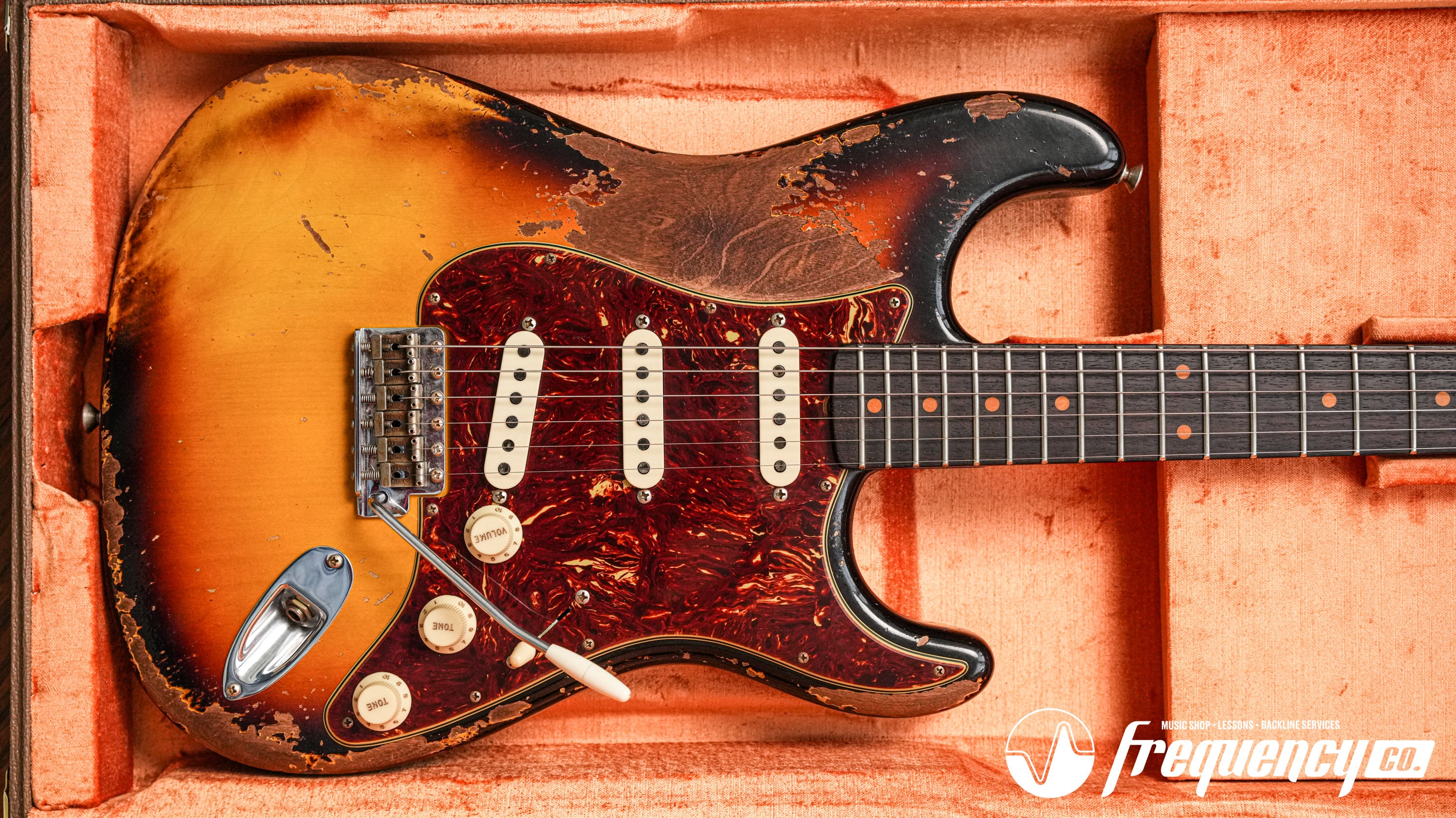 Fender Custom Shop Limited Edition Roasted Stratocaster 1961 Reissue in Sunburst with Rosewood Fingerboard - 2023