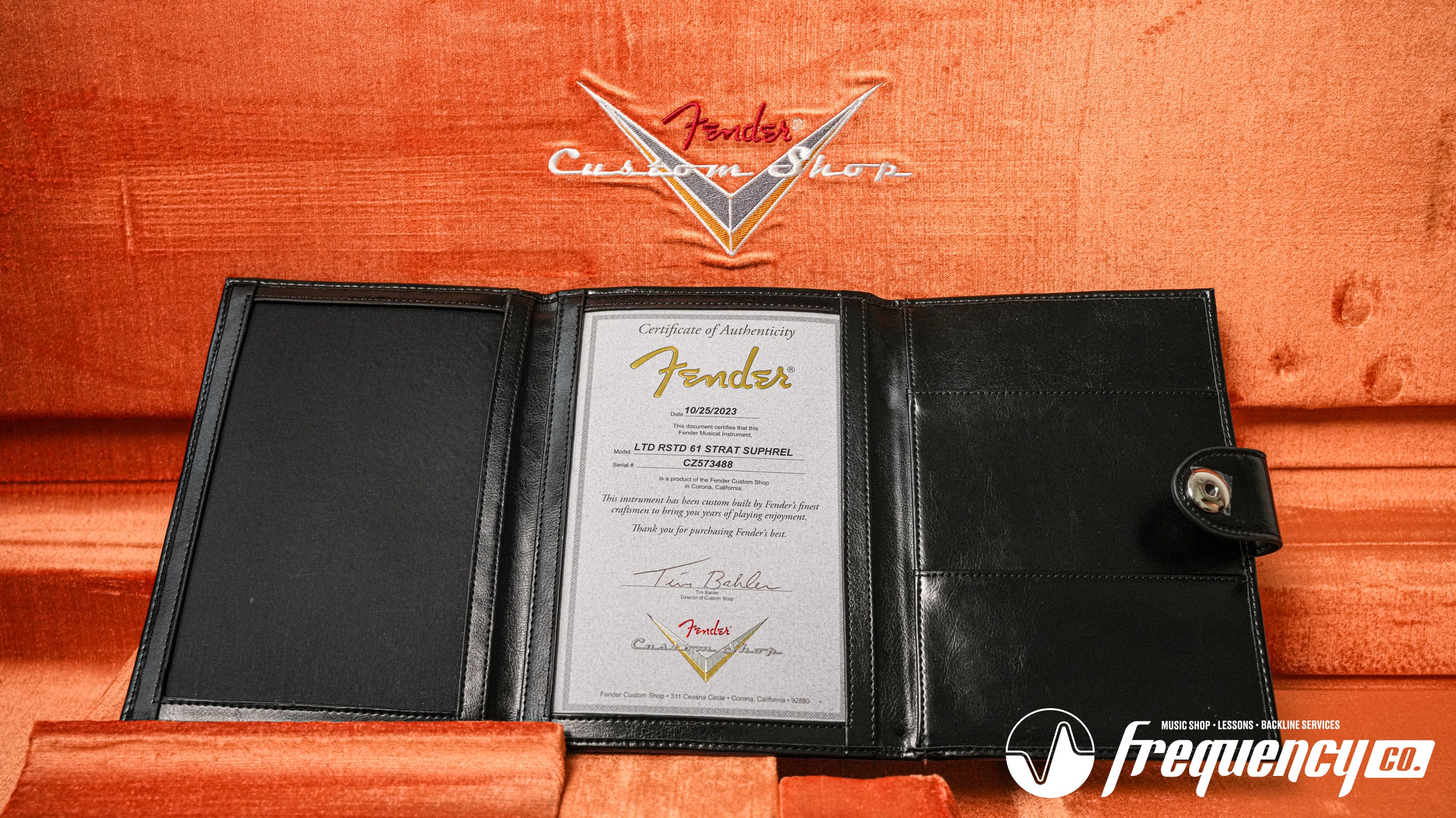 Fender Custom Shop Limited Edition Roasted Stratocaster 1961 Reissue in Sunburst with Rosewood Fingerboard - 2023