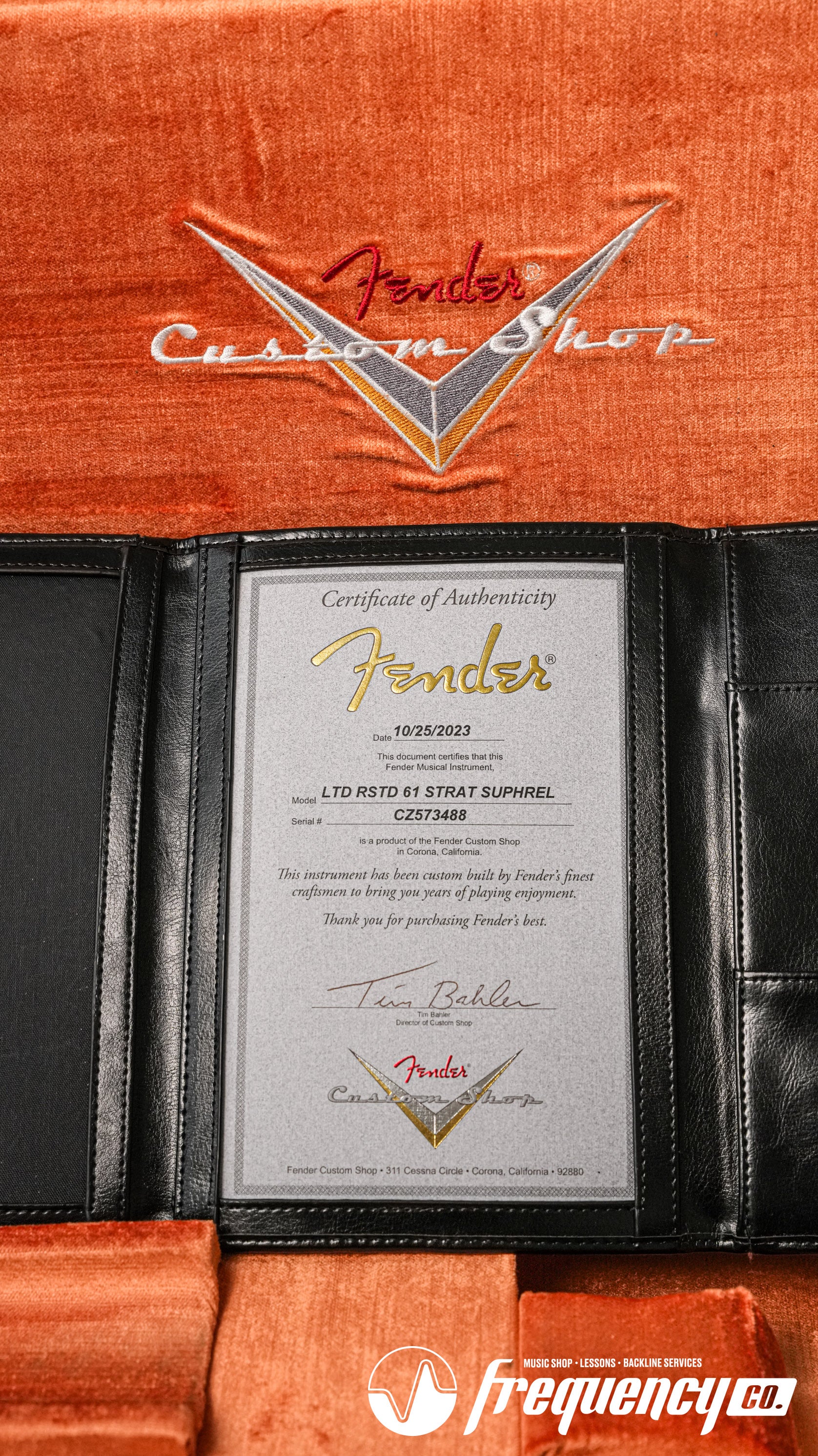 Fender Custom Shop Limited Edition Roasted Stratocaster 1961 Reissue in Sunburst with Rosewood Fingerboard - 2023