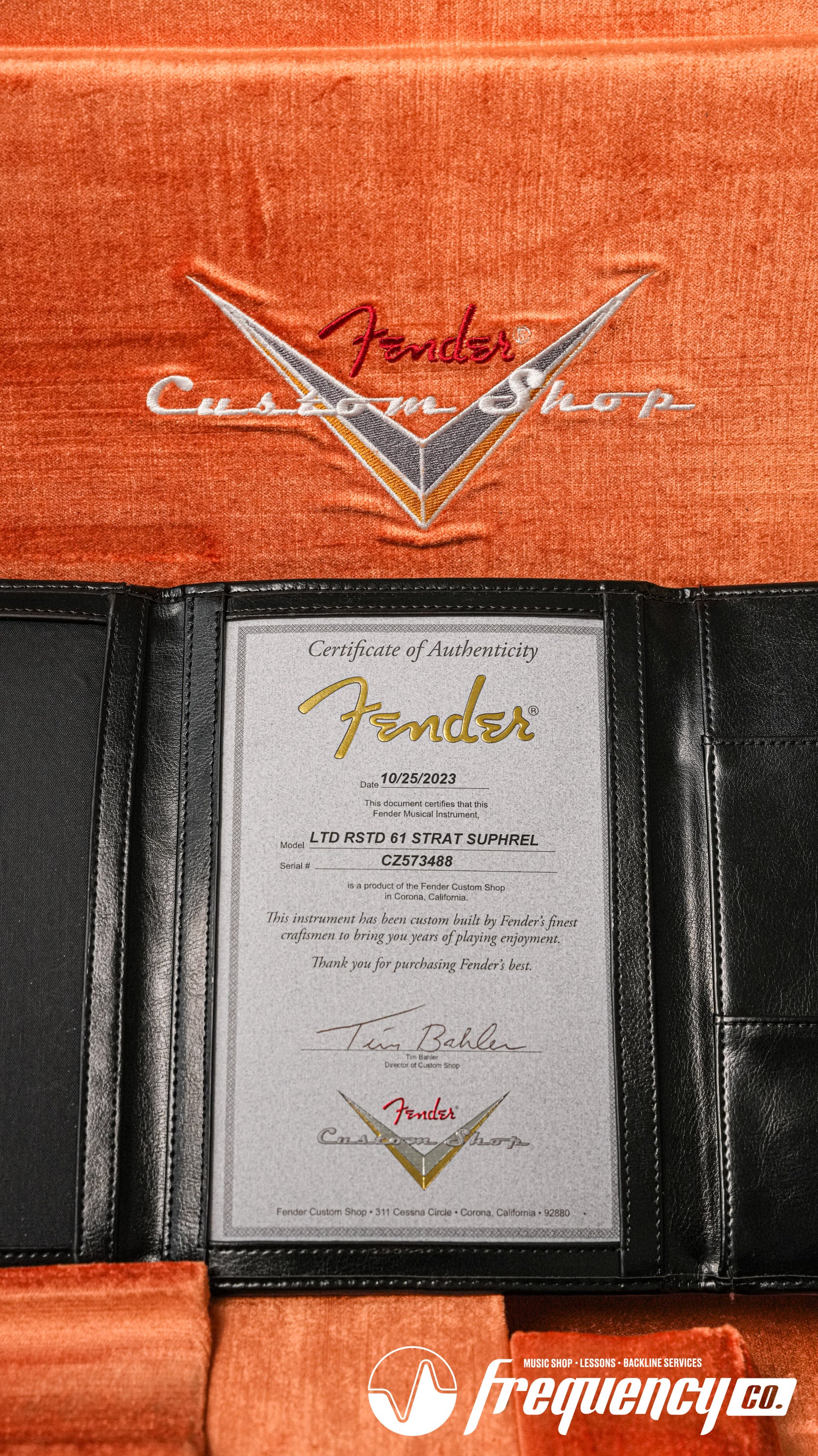 Fender Custom Shop Limited Edition Roasted Stratocaster 1961 Reissue in Sunburst with Rosewood Fingerboard - 2023