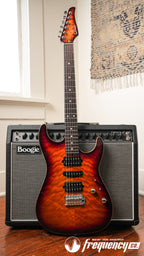 Suhr Standard in Sunburst with a Quilted Maple Top and a Chunky Birdseye Roasted Maple Neck - 2006