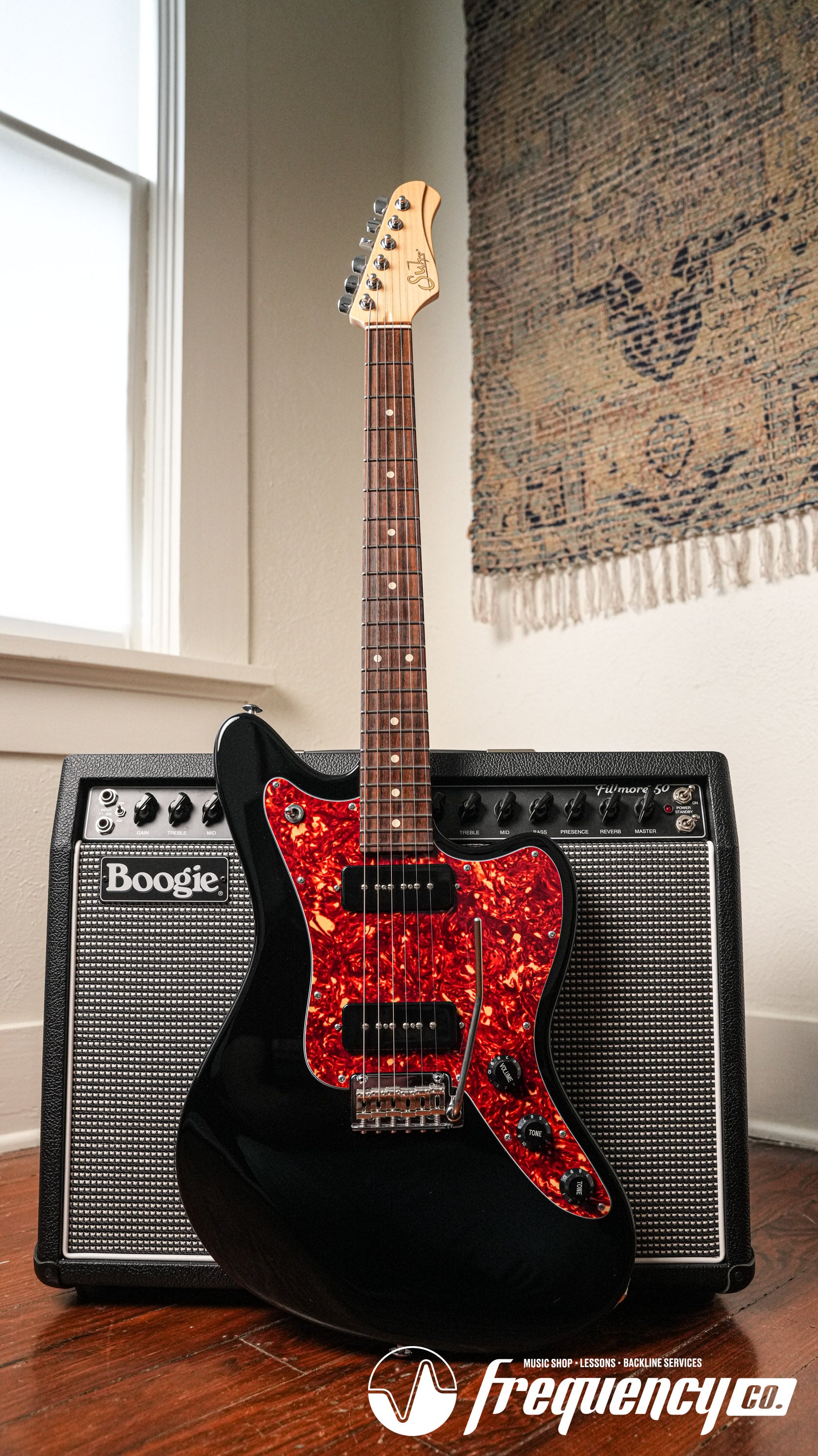 Suhr JM Pro with Rosewood Fingerboard in Black - 2022