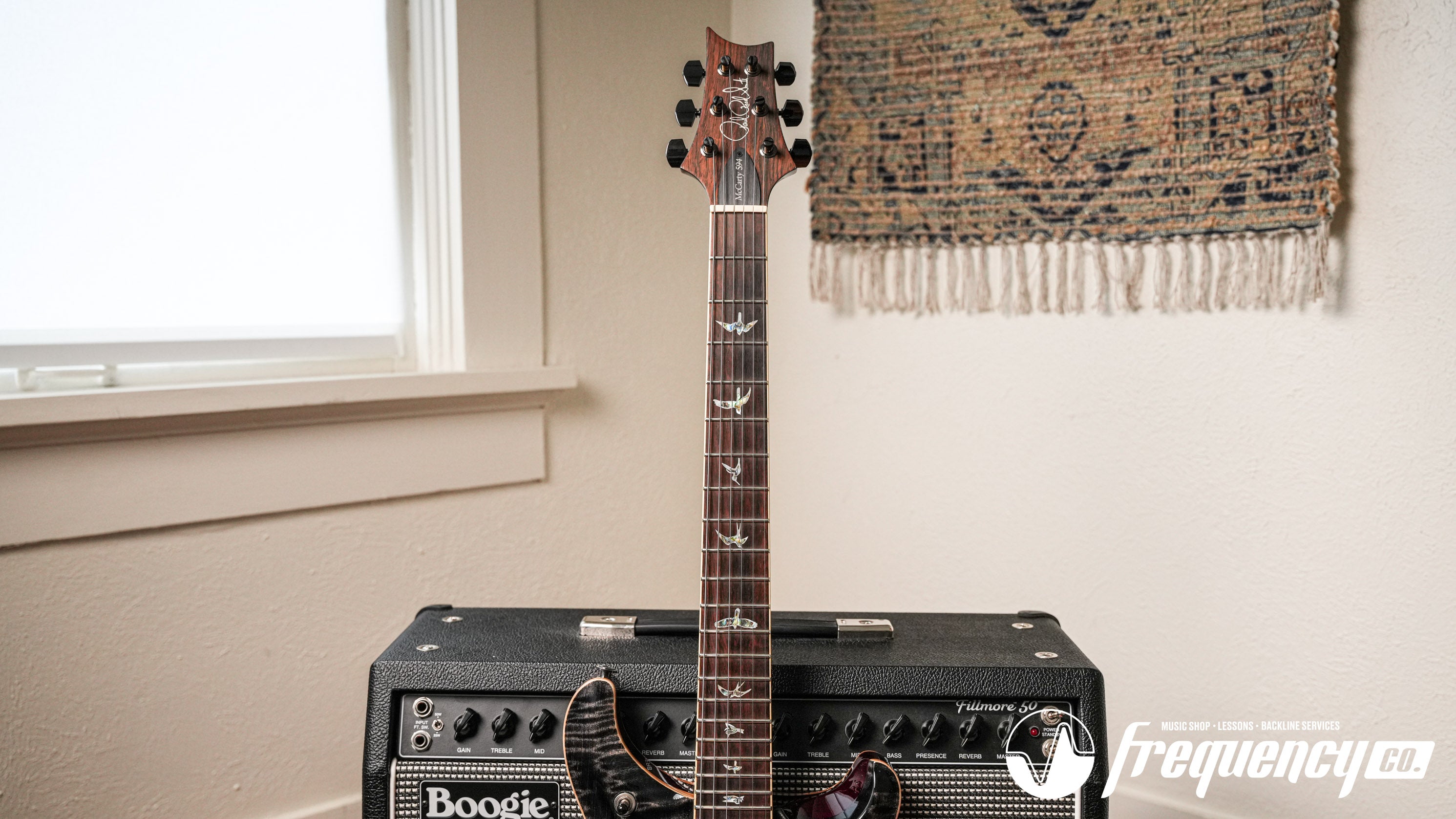 PRS McCarty 594 Hollowbody 10 Top in Charcoal Cherry - 2020