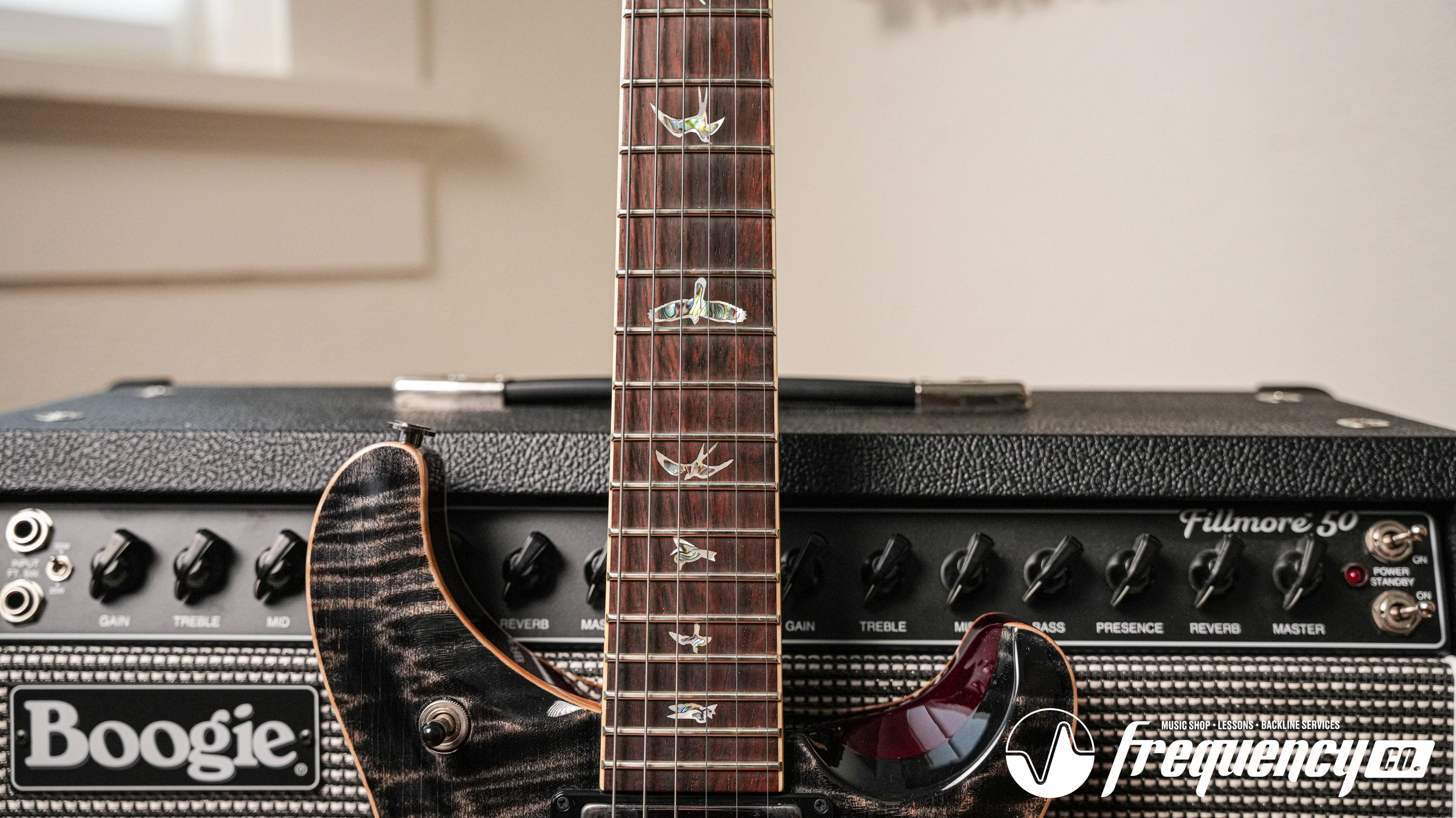 PRS McCarty 594 Hollowbody 10 Top in Charcoal Cherry - 2020