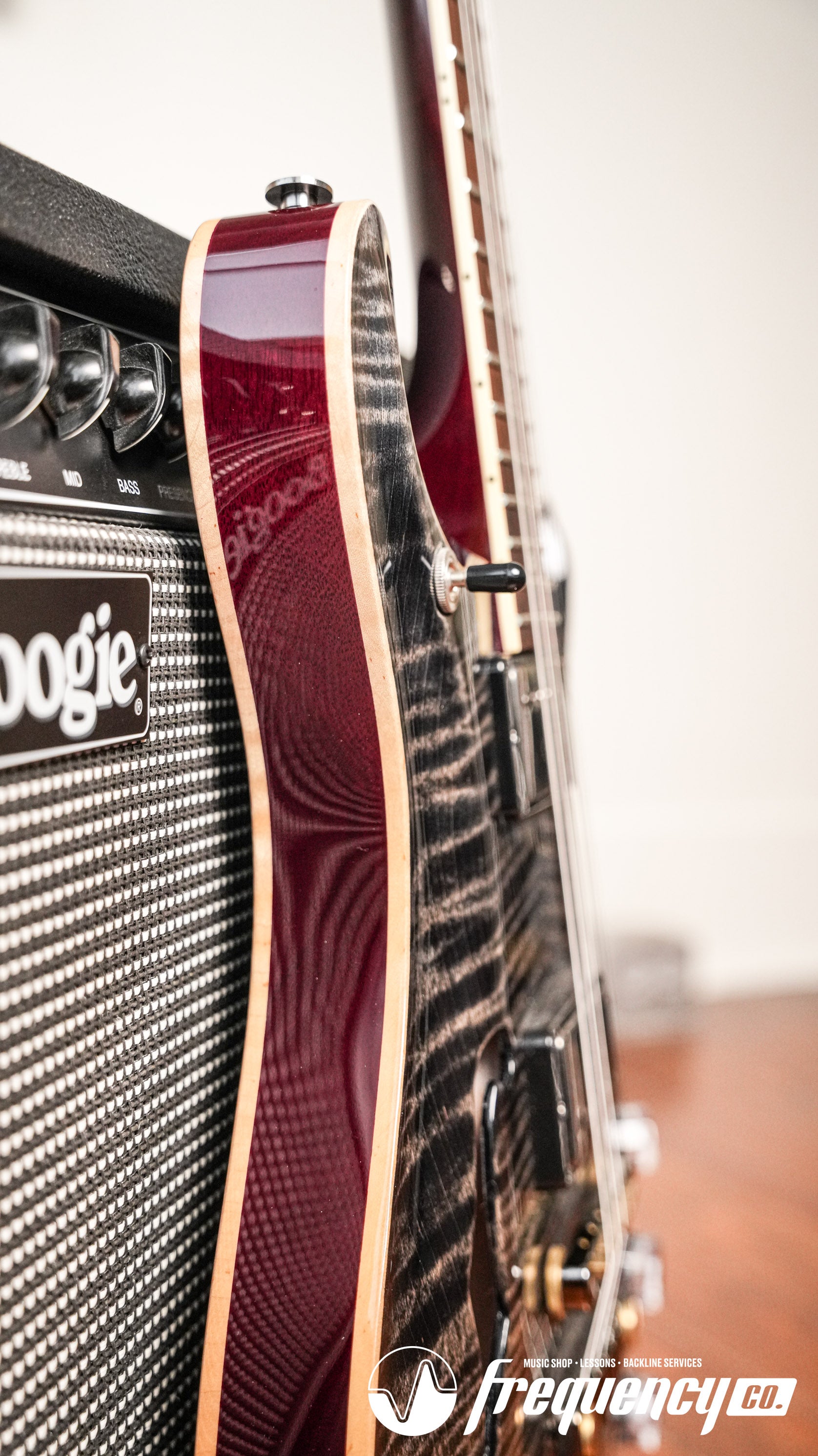 PRS McCarty 594 Hollowbody 10 Top in Charcoal Cherry - 2020