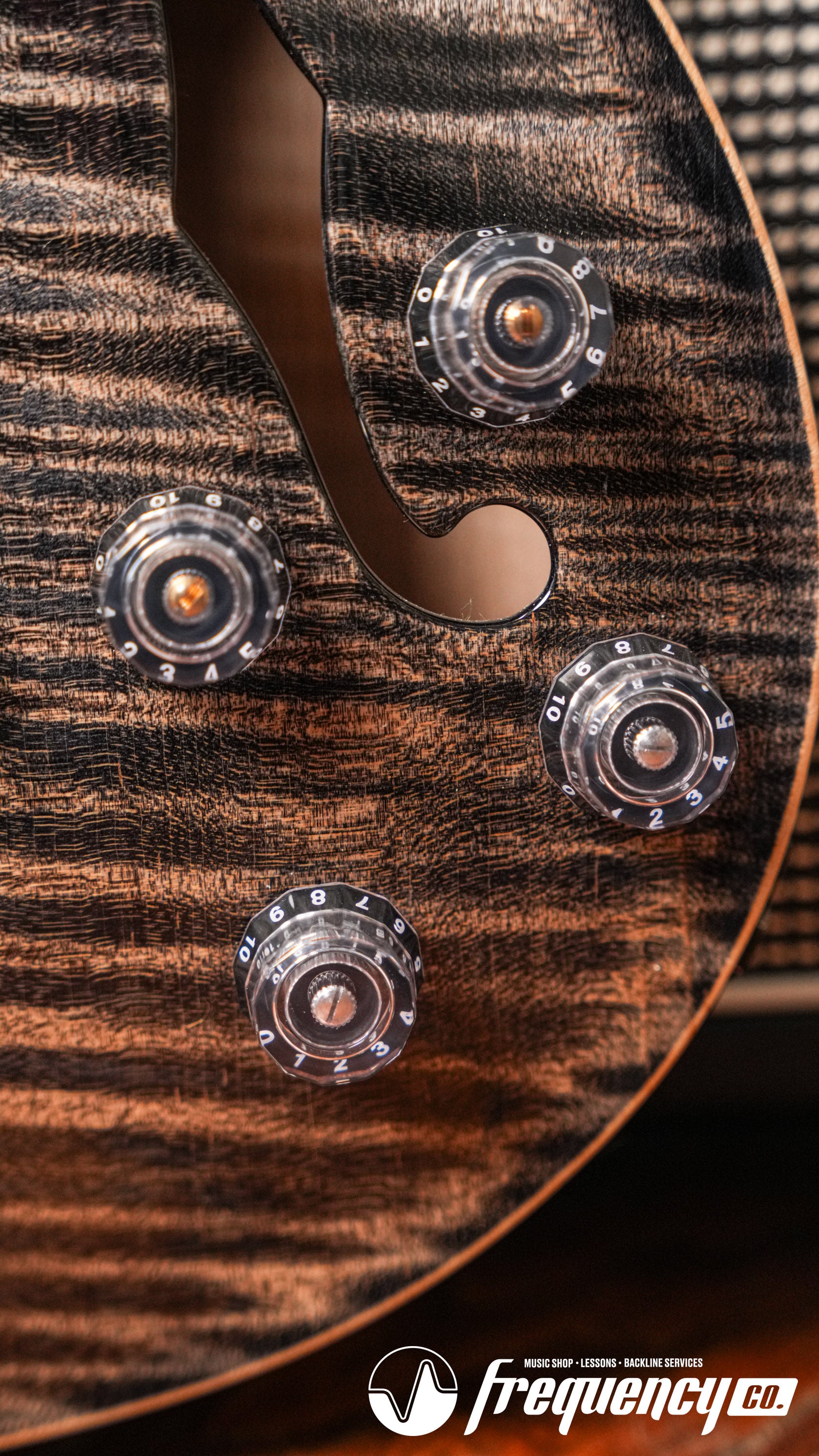 PRS McCarty 594 Hollowbody 10 Top in Charcoal Cherry - 2020