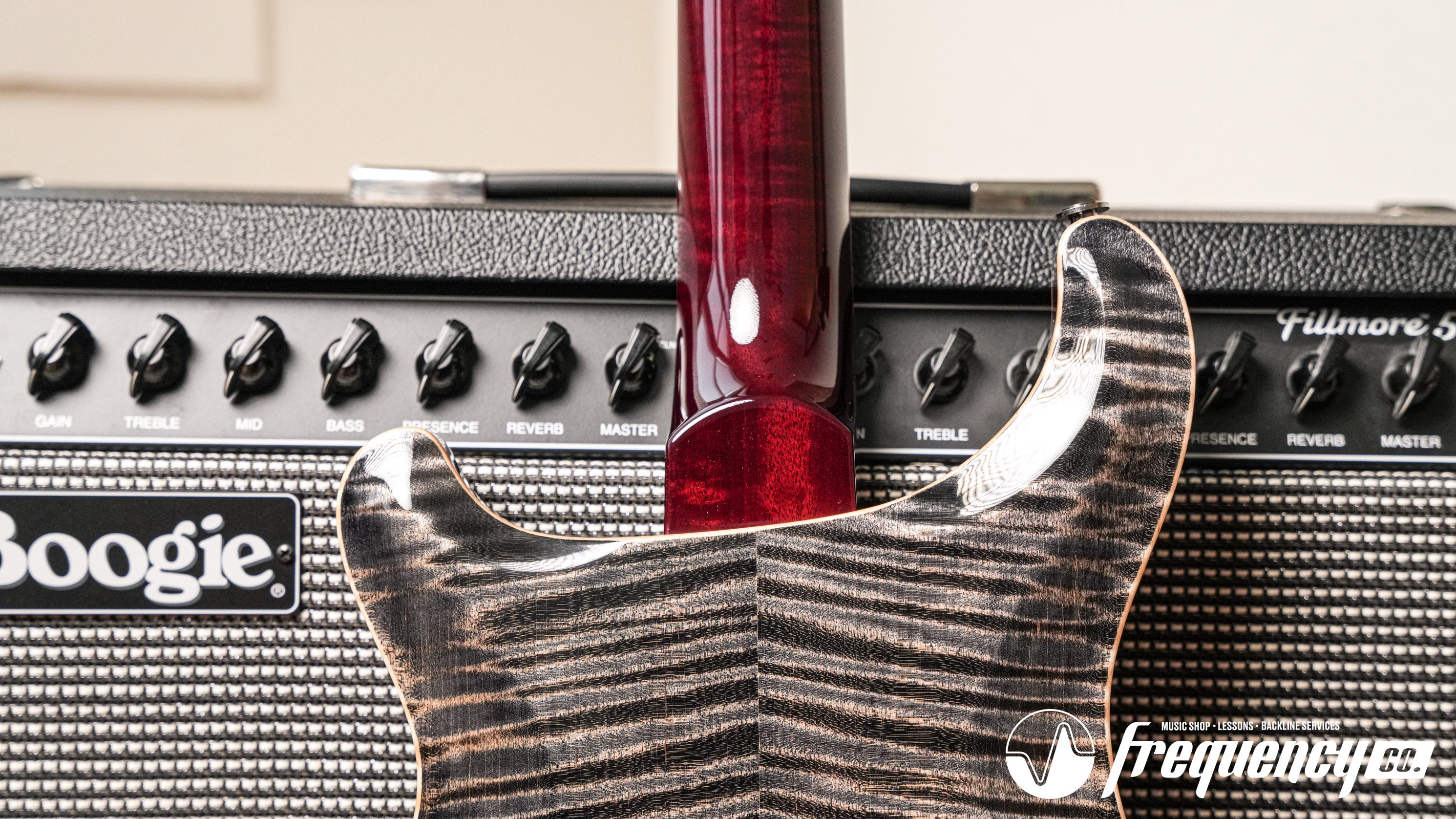 PRS McCarty 594 Hollowbody 10 Top in Charcoal Cherry - 2020