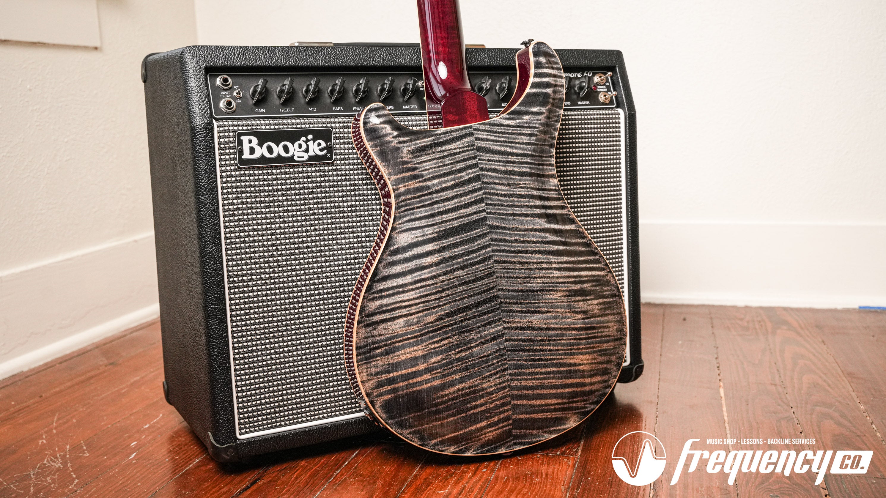 PRS McCarty 594 Hollowbody 10 Top in Charcoal Cherry - 2020