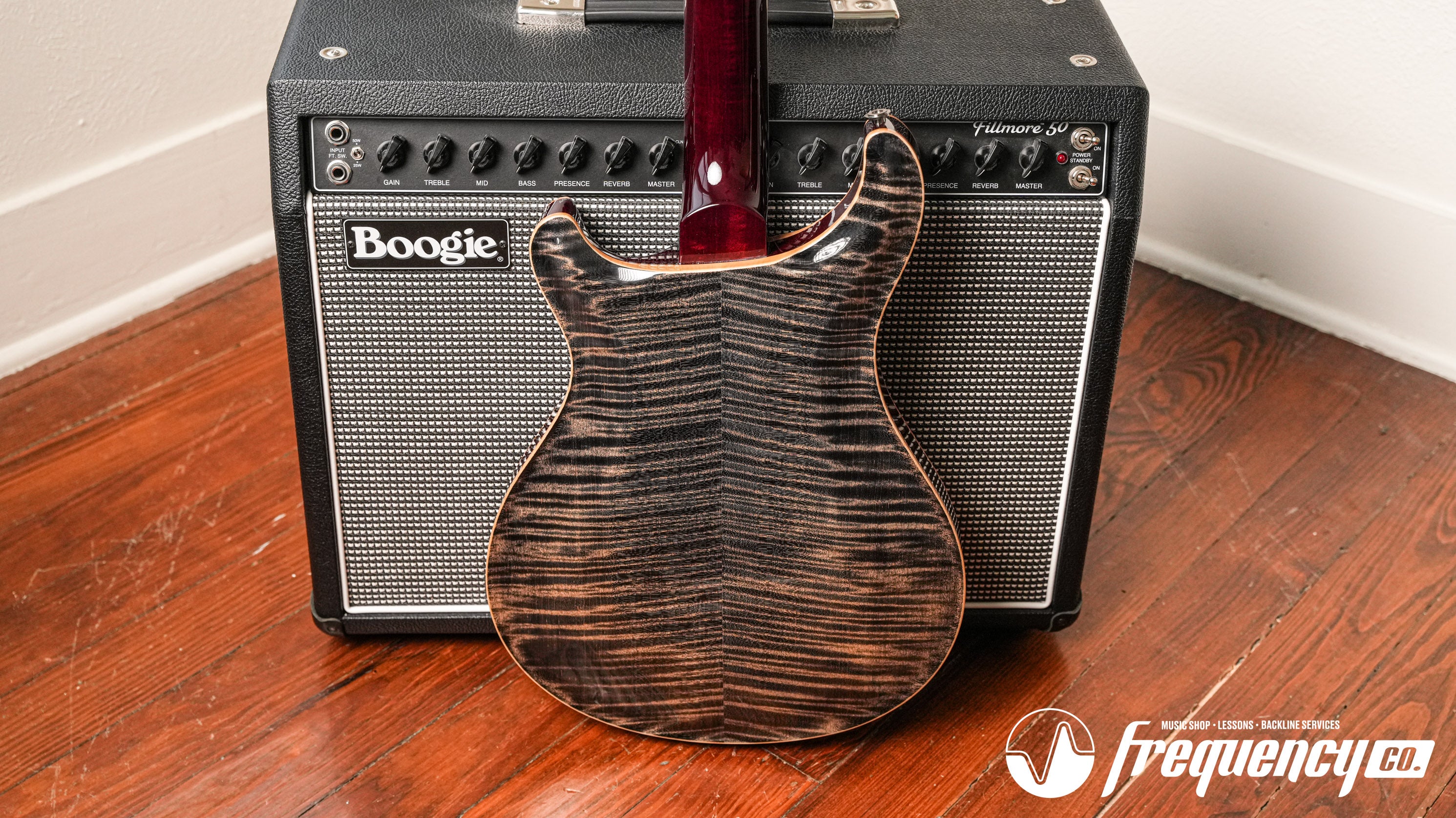 PRS McCarty 594 Hollowbody 10 Top in Charcoal Cherry - 2020