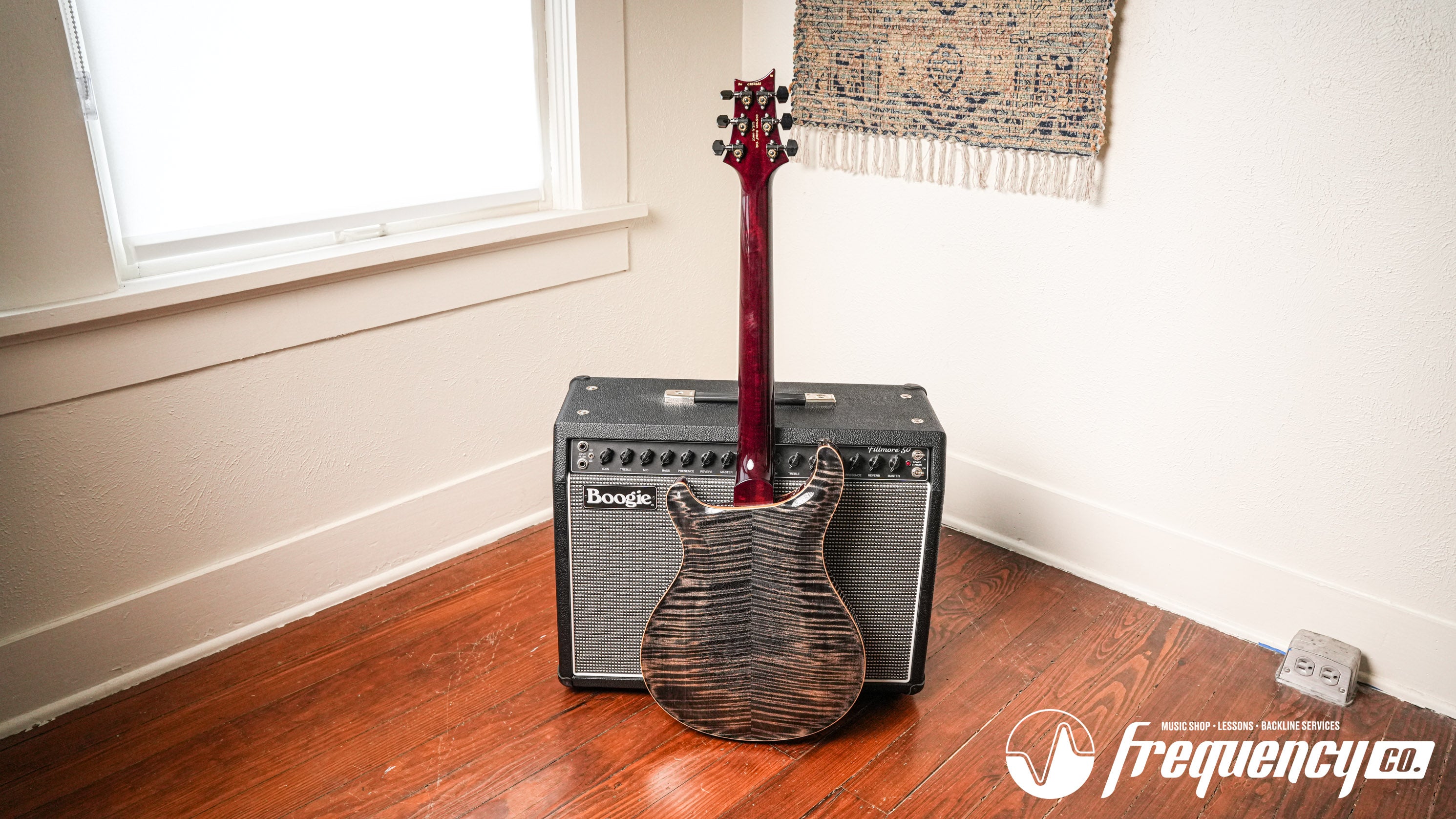 PRS McCarty 594 Hollowbody 10 Top in Charcoal Cherry - 2020