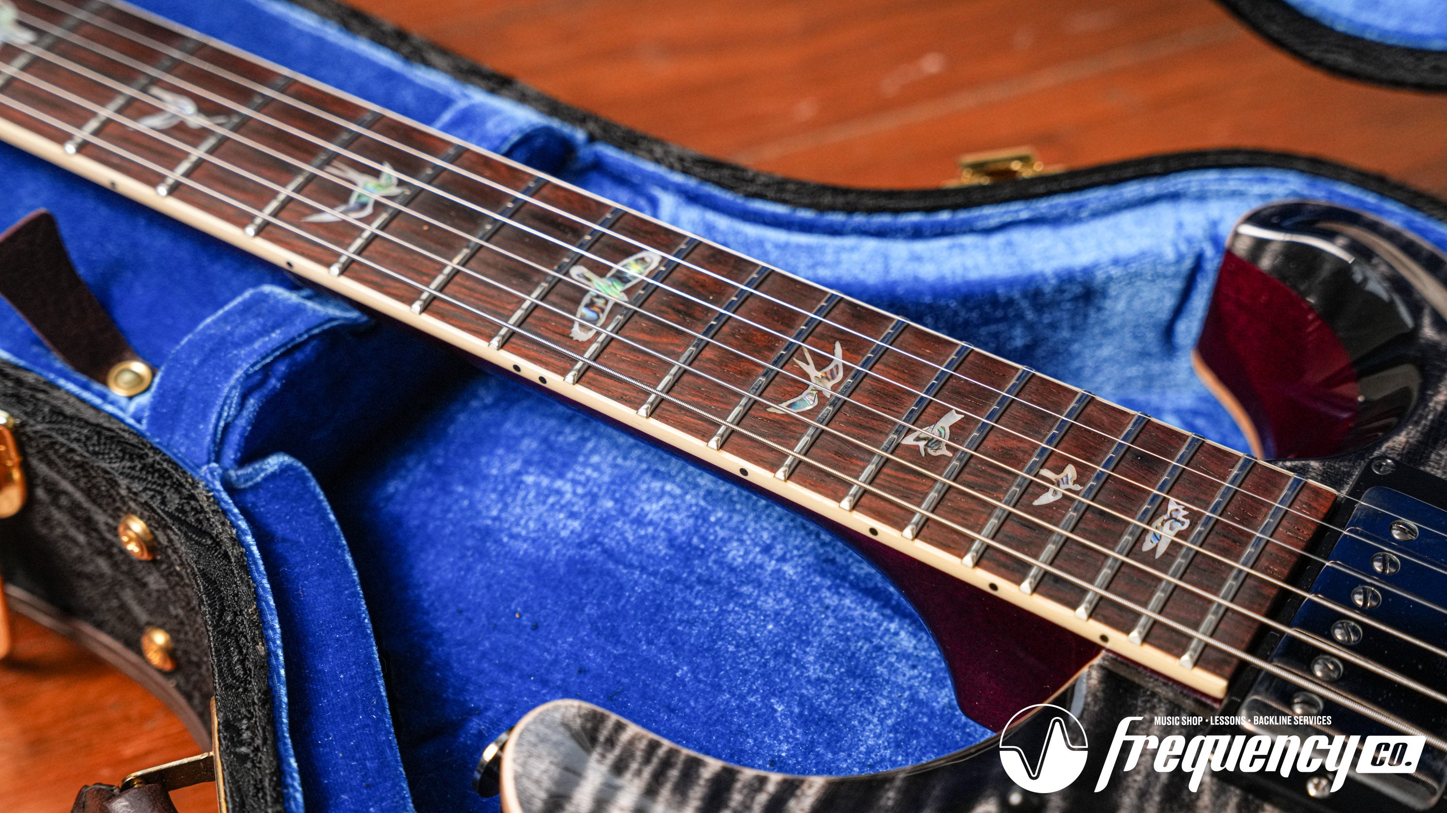 PRS McCarty 594 Hollowbody 10 Top in Charcoal Cherry - 2020