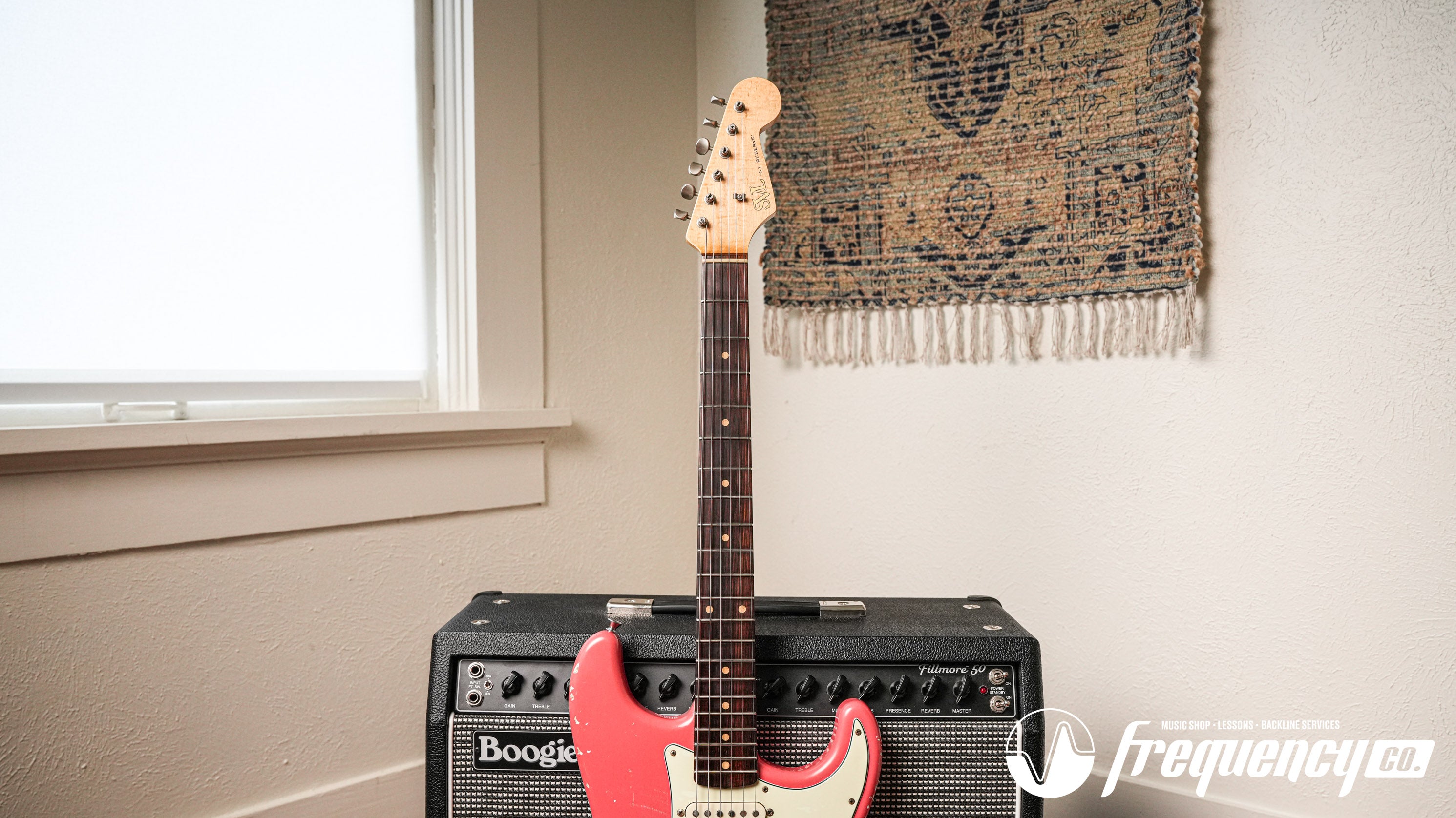 SVL '61 Reserve in Faded Fiesta Red with a Quarter Sawn Flamed Maple Neck and Alan Dingwall Pickups - 2022