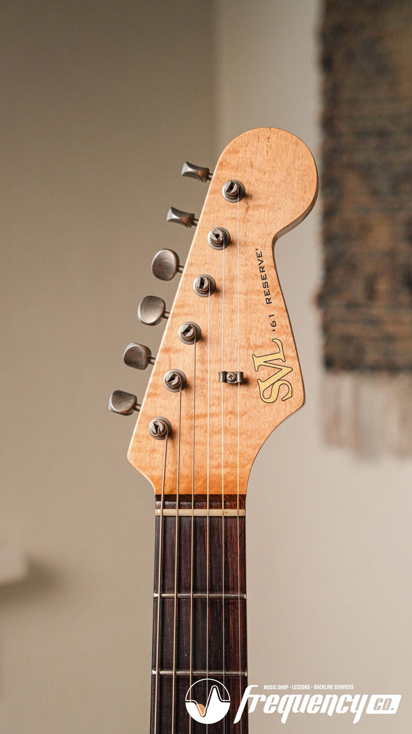 SVL '61 Reserve in Faded Fiesta Red with a Quarter Sawn Flamed Maple Neck and Alan Dingwall Pickups - 2022