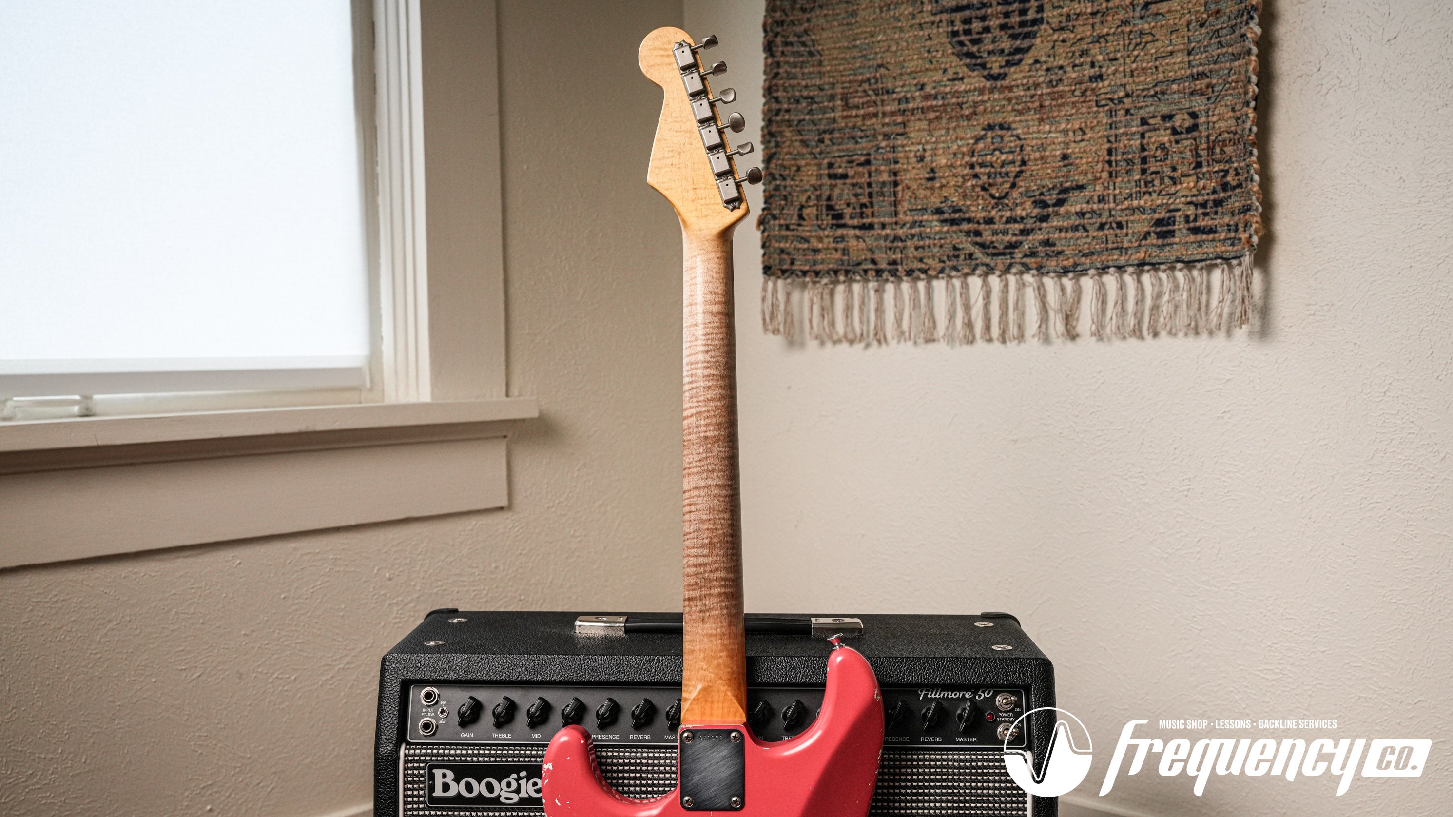 SVL '61 Reserve in Faded Fiesta Red with a Quarter Sawn Flamed Maple Neck and Alan Dingwall Pickups - 2022