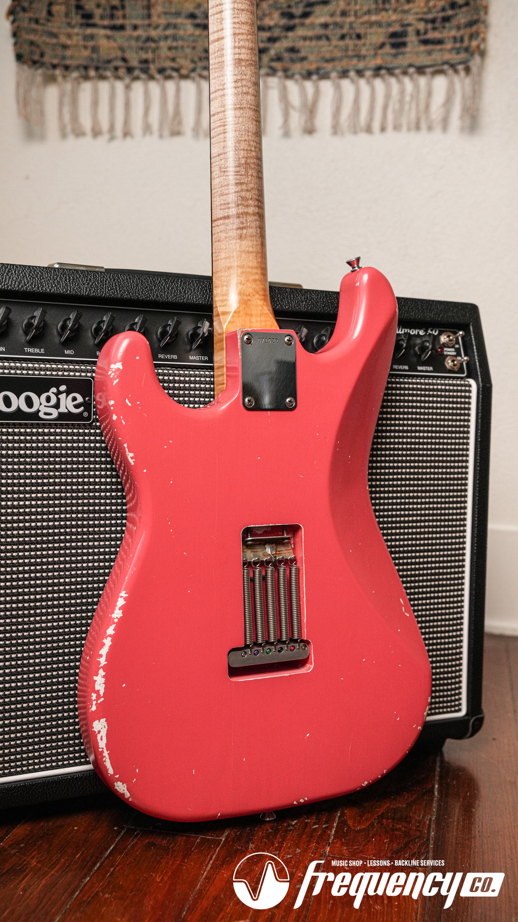 SVL '61 Reserve in Faded Fiesta Red with a Quarter Sawn Flamed Maple Neck and Alan Dingwall Pickups - 2022