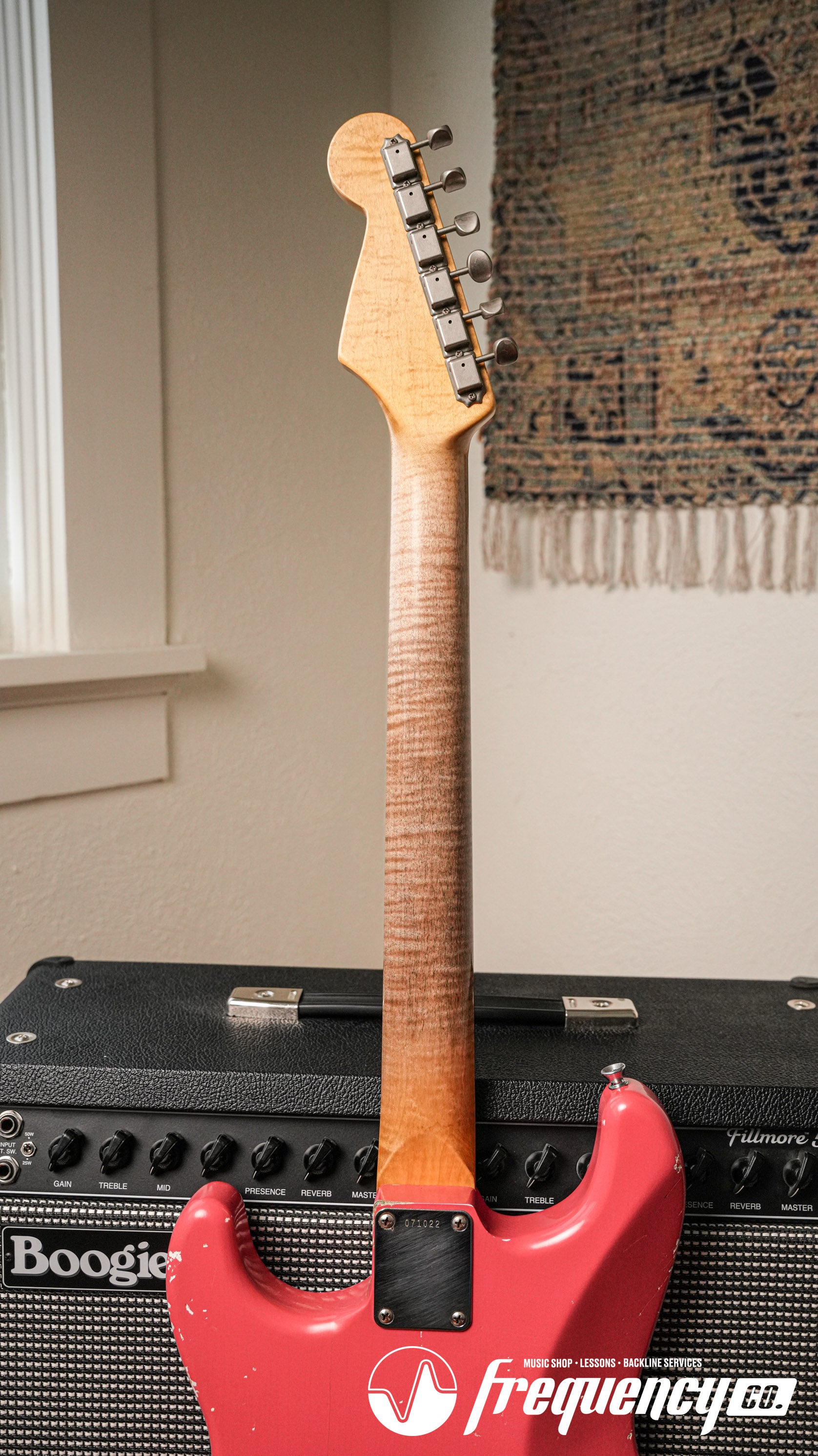 SVL '61 Reserve in Faded Fiesta Red with a Quarter Sawn Flamed Maple Neck and Alan Dingwall Pickups - 2022