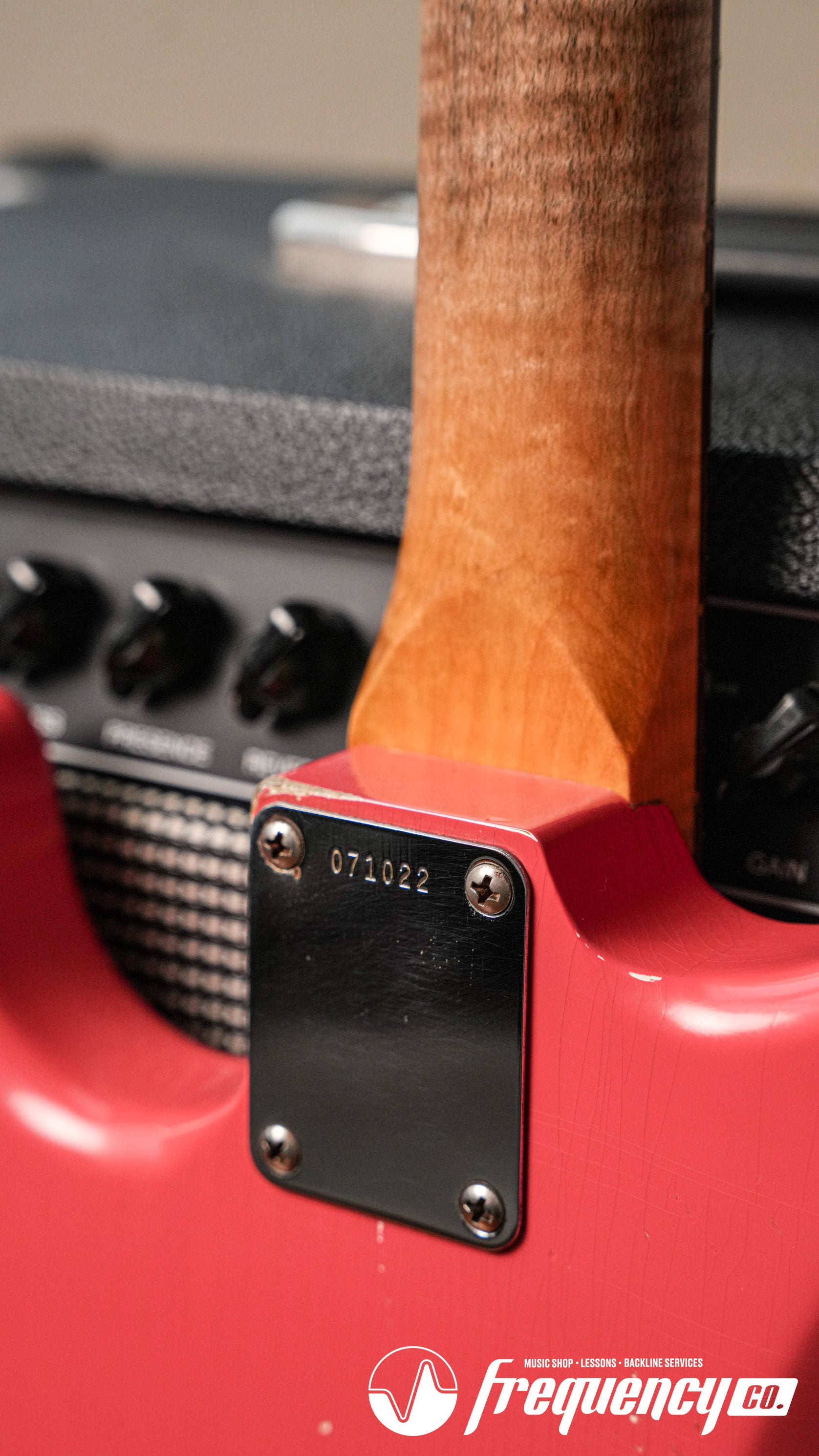 SVL '61 Reserve in Faded Fiesta Red with a Quarter Sawn Flamed Maple Neck and Alan Dingwall Pickups - 2022