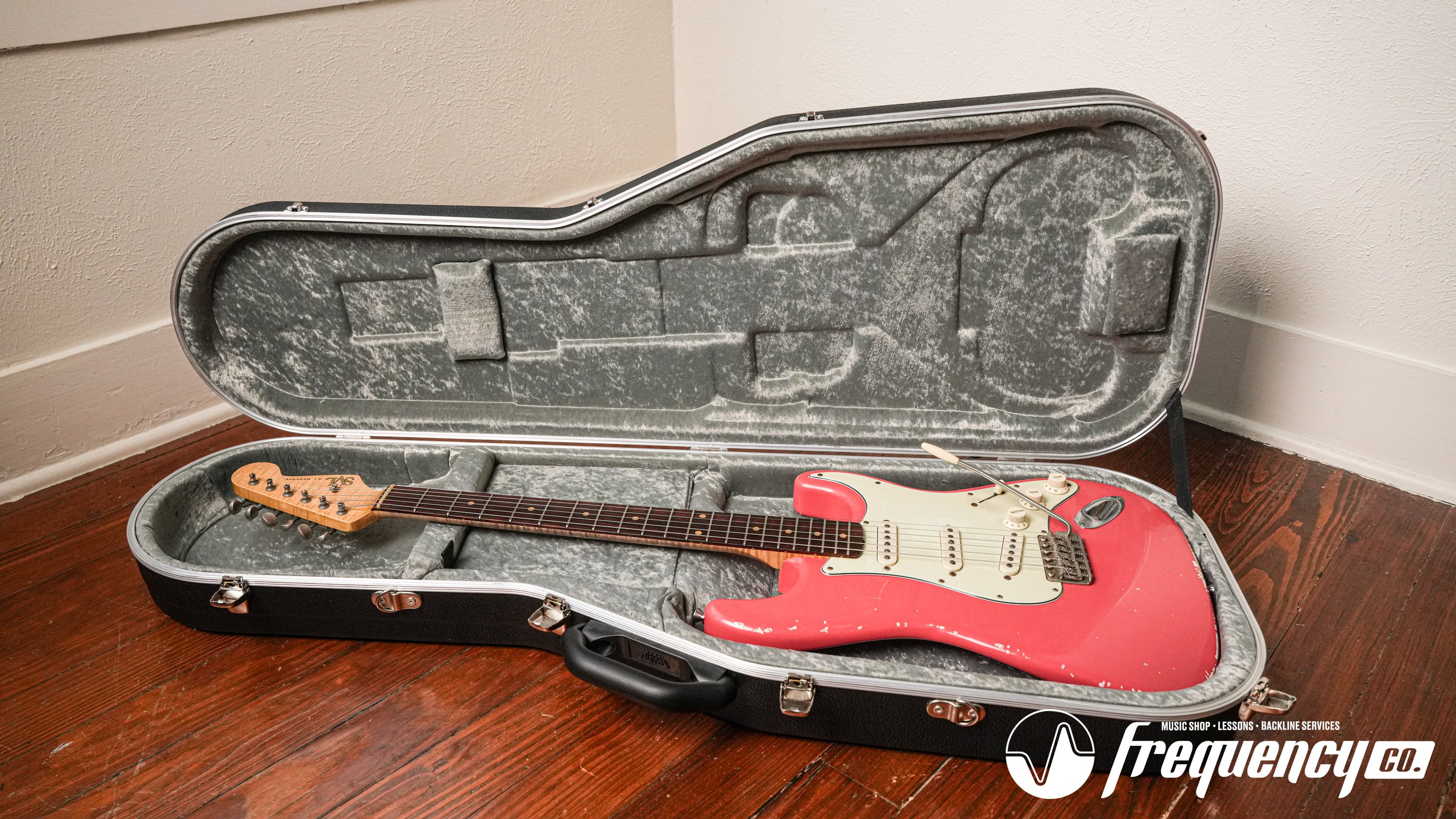 SVL '61 Reserve in Faded Fiesta Red with a Quarter Sawn Flamed Maple Neck and Alan Dingwall Pickups - 2022