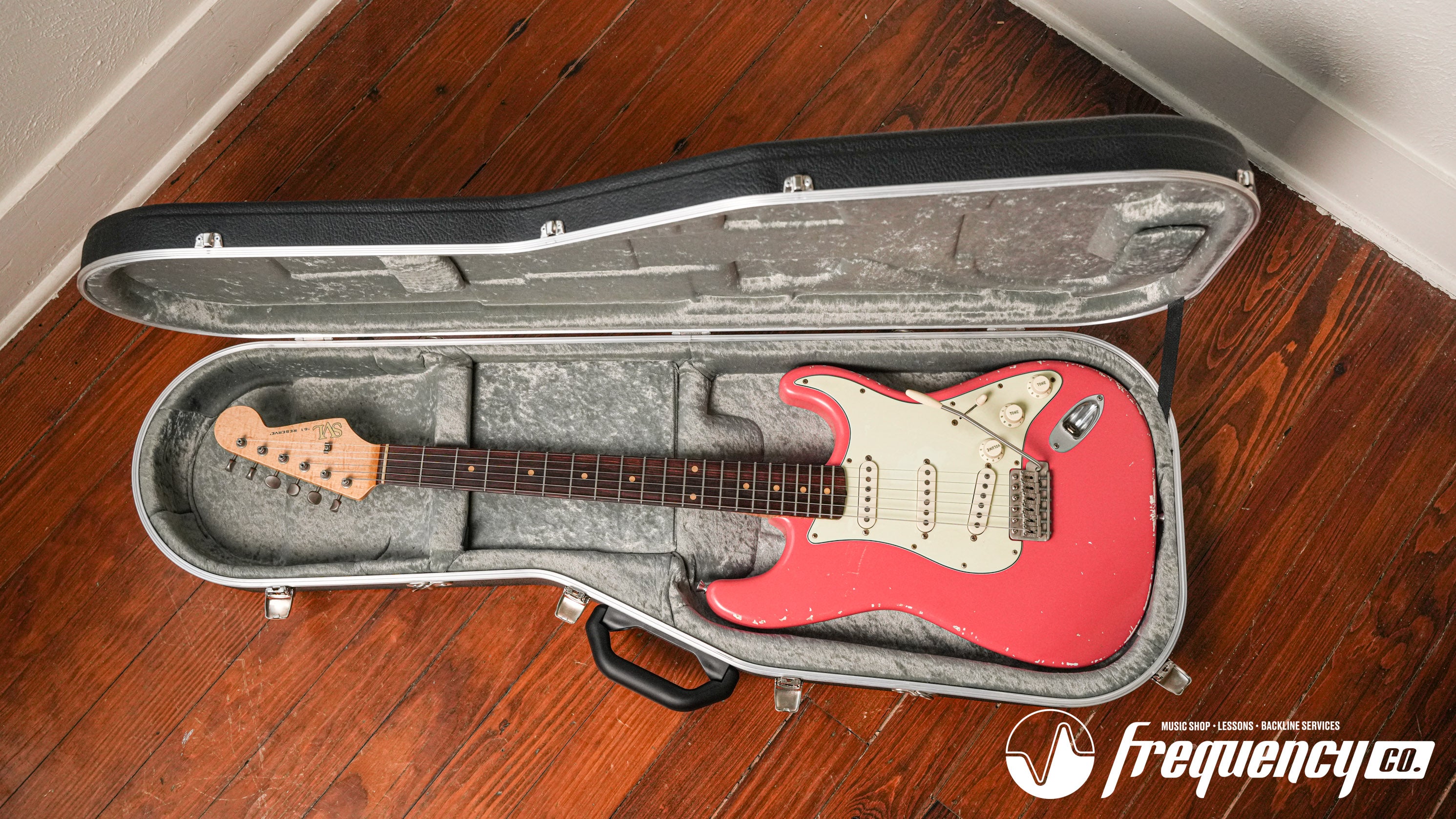 SVL '61 Reserve in Faded Fiesta Red with a Quarter Sawn Flamed Maple Neck and Alan Dingwall Pickups - 2022