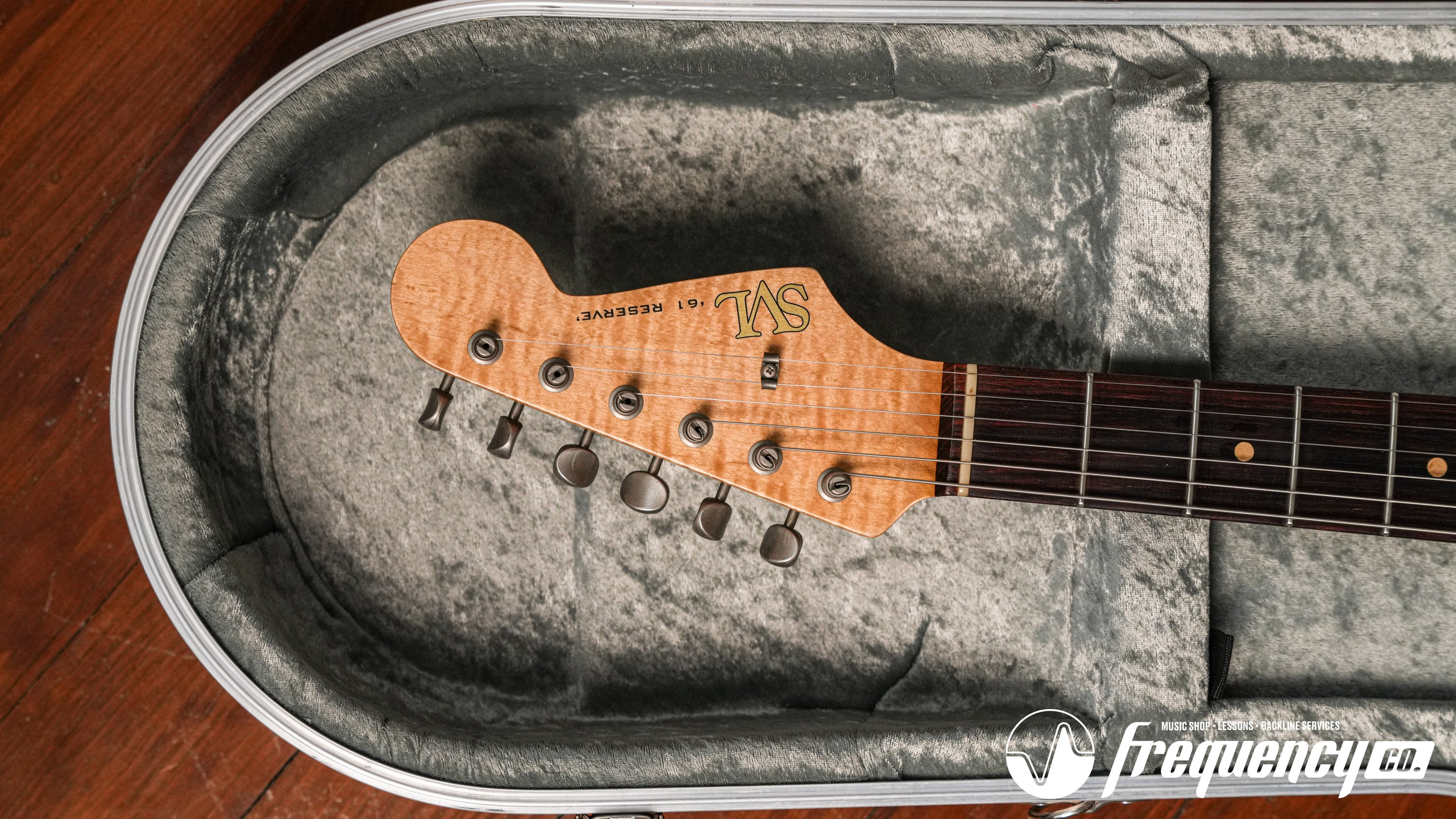 SVL '61 Reserve in Faded Fiesta Red with a Quarter Sawn Flamed Maple Neck and Alan Dingwall Pickups - 2022