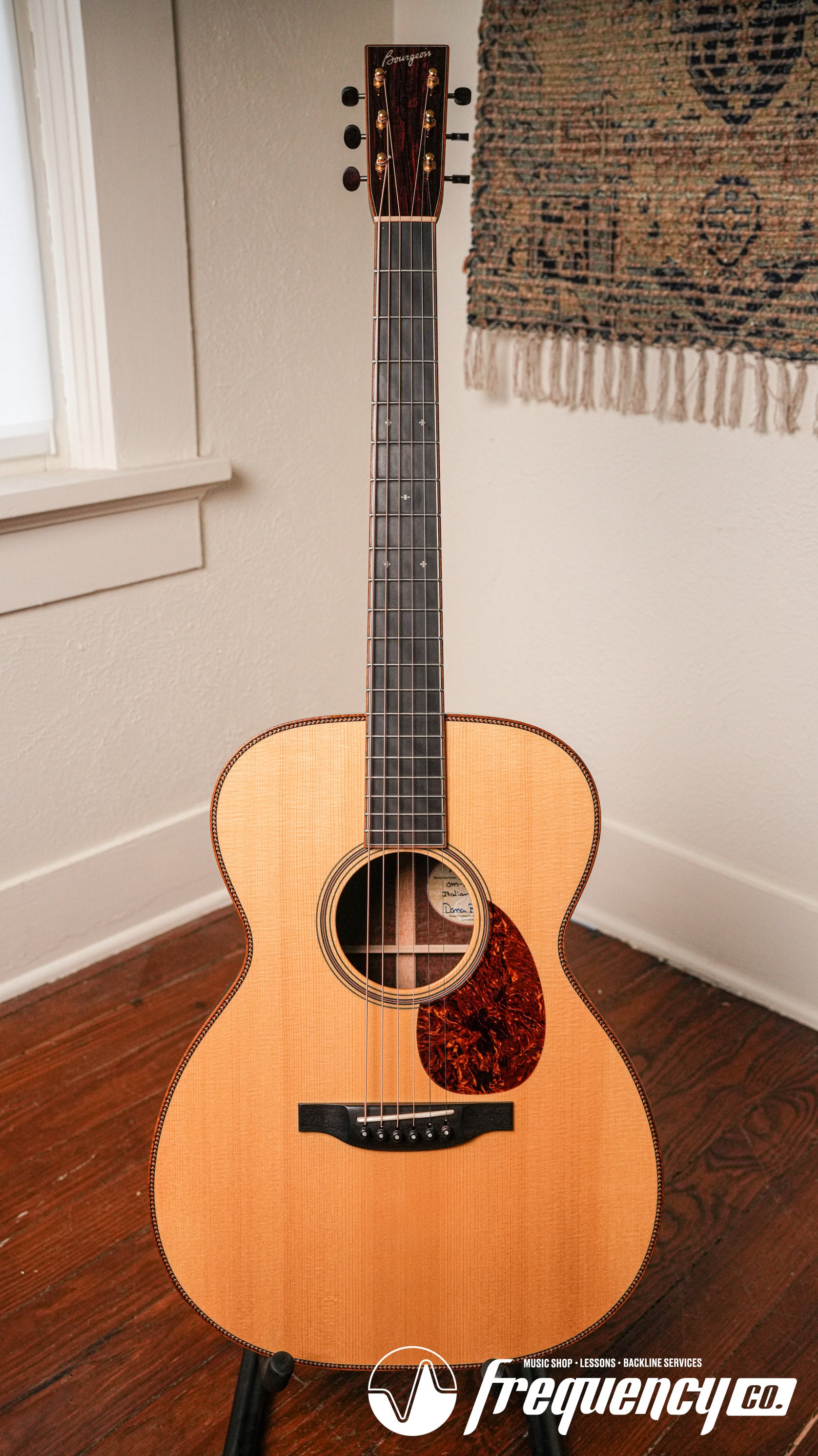 Bourgeois OM-DB Signature Italian Cocobolo Acoustic Guitar - 2018