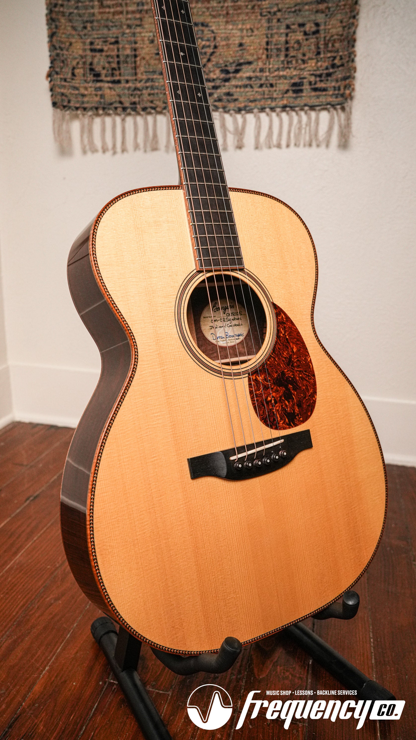 Bourgeois OM-DB Signature Italian Cocobolo Acoustic Guitar - 2018