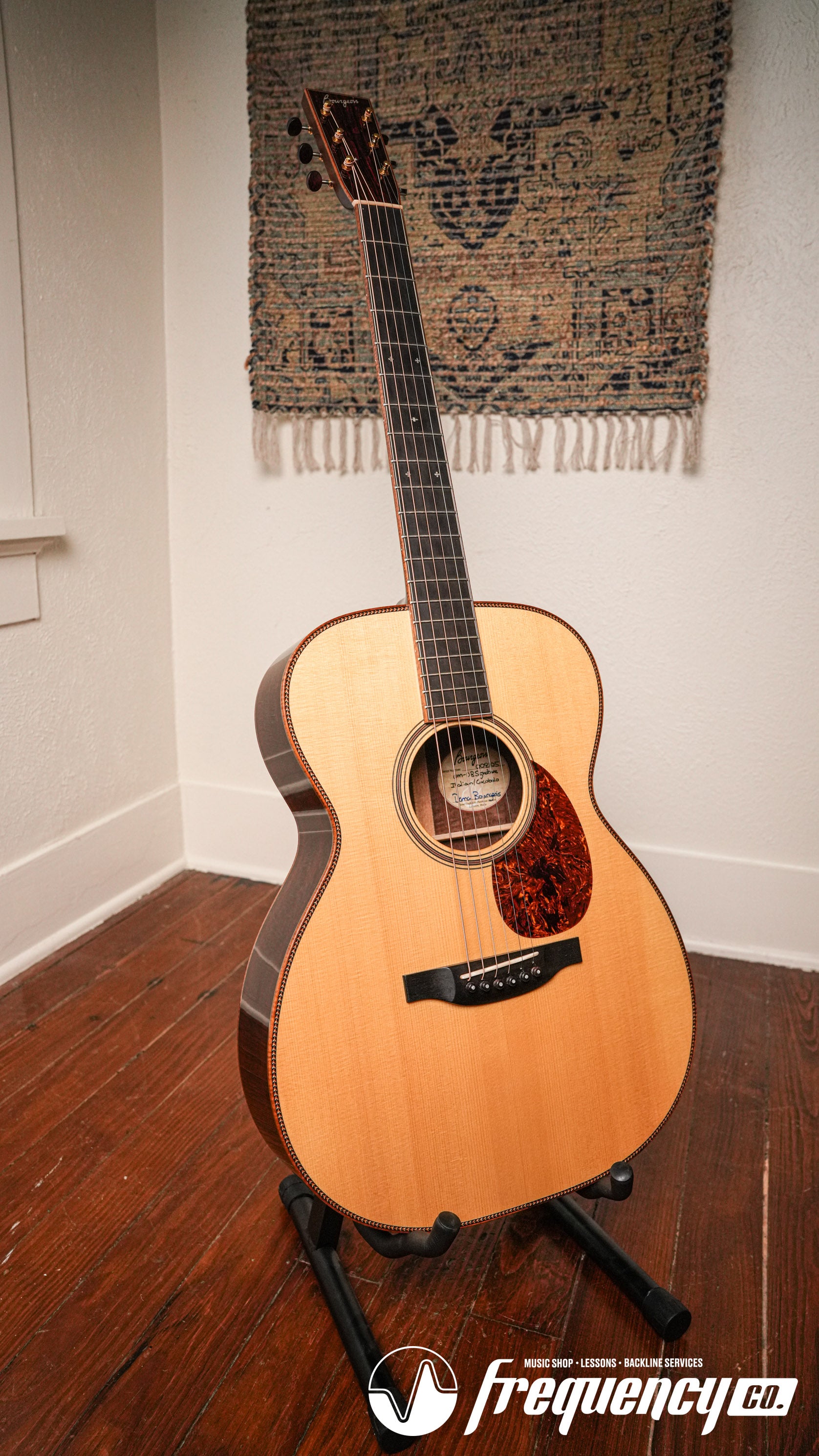 Bourgeois OM-DB Signature Italian Cocobolo Acoustic Guitar - 2018