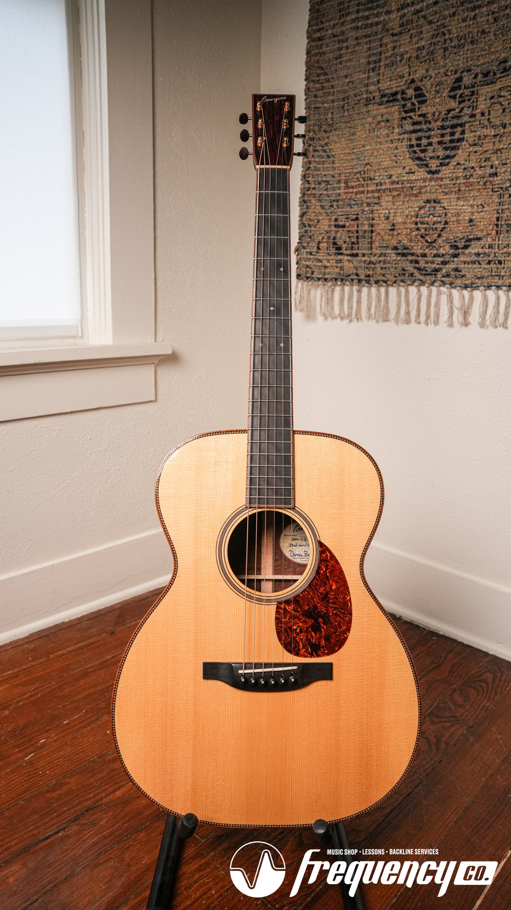 Bourgeois OM-DB Signature Italian Cocobolo Acoustic Guitar - 2018