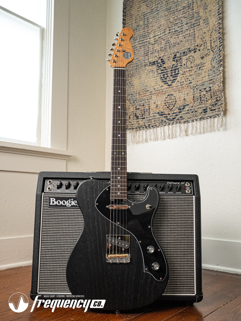 Veritas Custom Guitars Texas Miracle Custom in Open Grain Satin Black