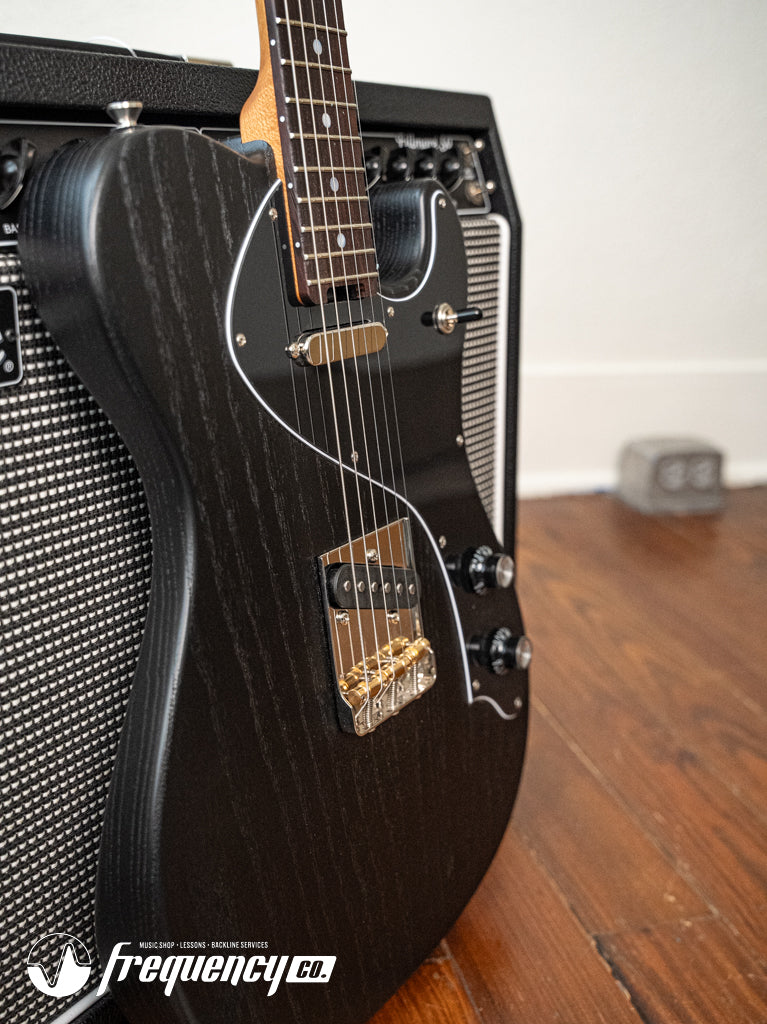 Veritas Custom Guitars Texas Miracle Custom in Open Grain Satin Black