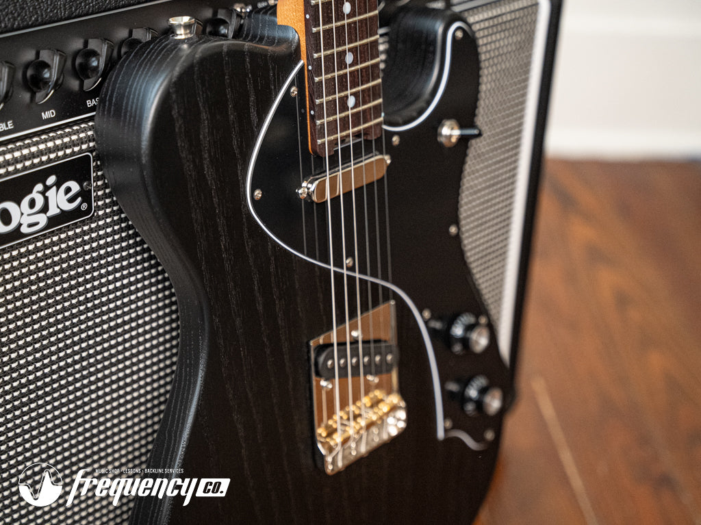 Veritas Custom Guitars Texas Miracle Custom in Open Grain Satin Black
