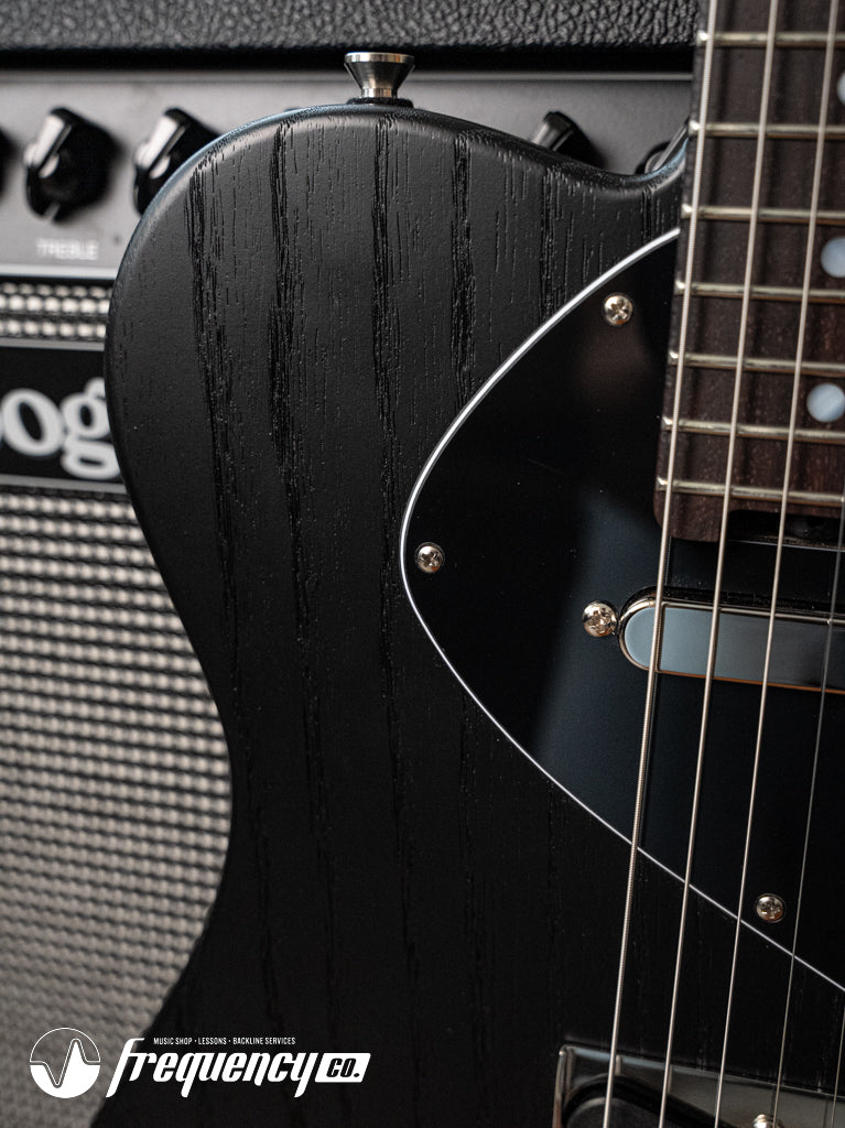 Veritas Custom Guitars Texas Miracle Custom in Open Grain Satin Black