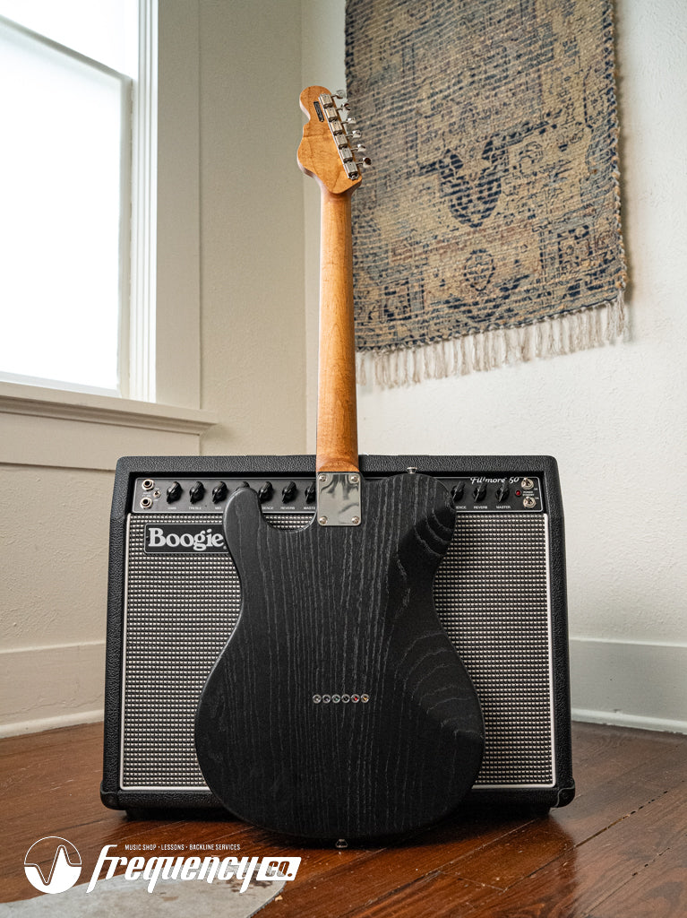 Veritas Custom Guitars Texas Miracle Custom in Open Grain Satin Black