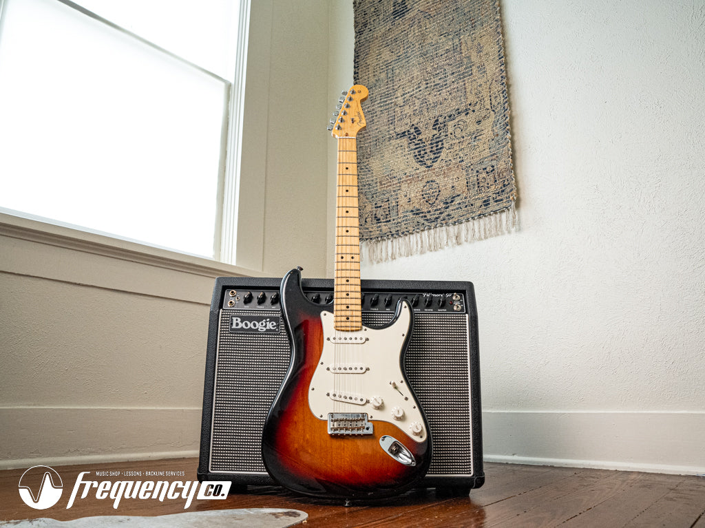 Fender American Standard Stratocaster in 3 Color Sunburst with a Rosewood Fingerboard - 2010