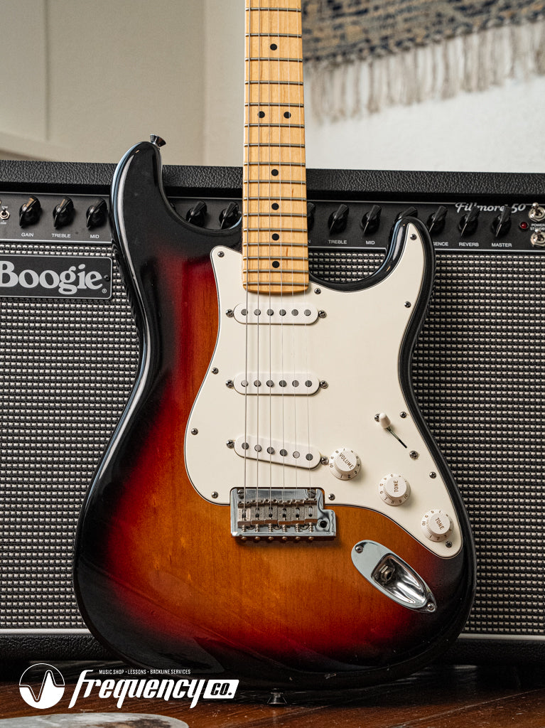 Fender American Standard Stratocaster in 3 Color Sunburst with a Rosewood Fingerboard - 2010