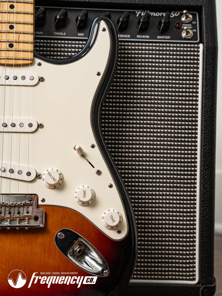 Fender American Standard Stratocaster in 3 Color Sunburst with a Rosewood Fingerboard - 2010