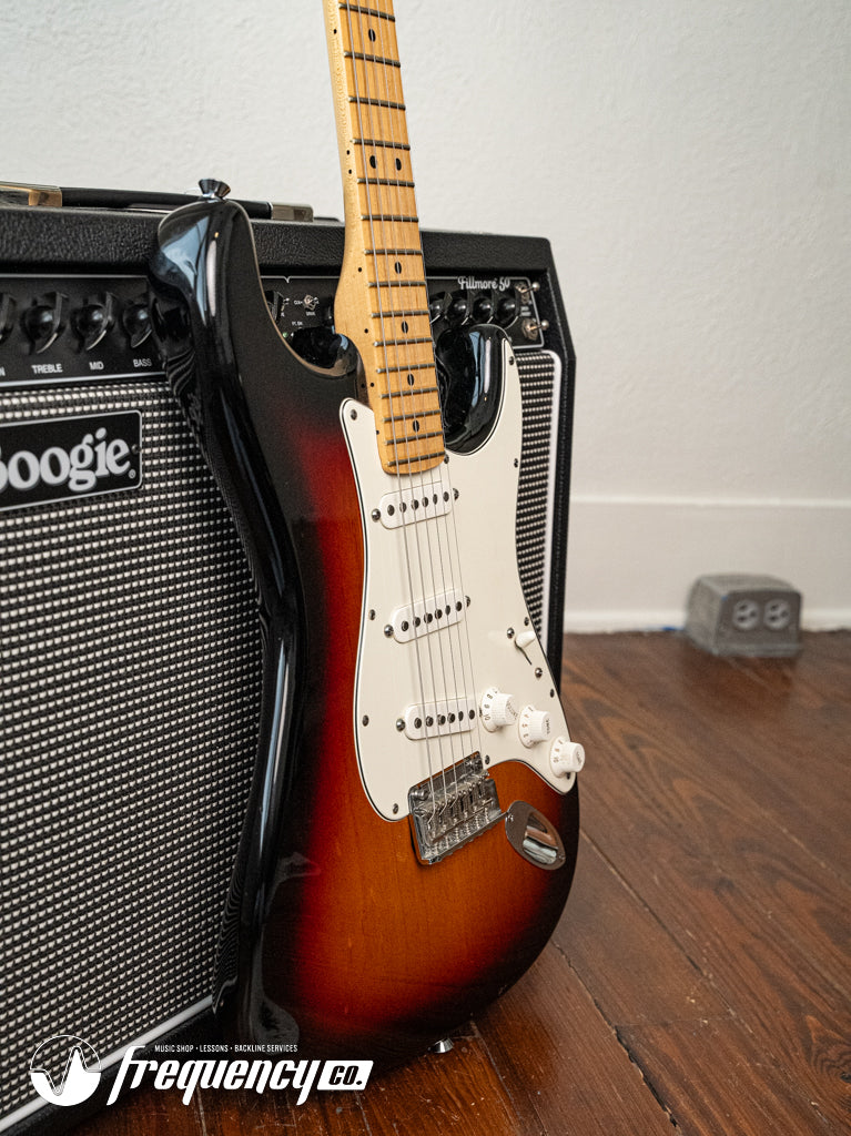 Fender American Standard Stratocaster in 3 Color Sunburst with a Rosewood Fingerboard - 2010