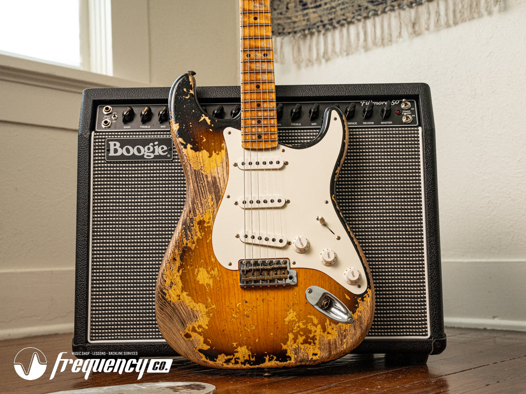 Fender Custom Shop 57 Stratocaster with Birdseye Esquire Neck Super Heavy Relic