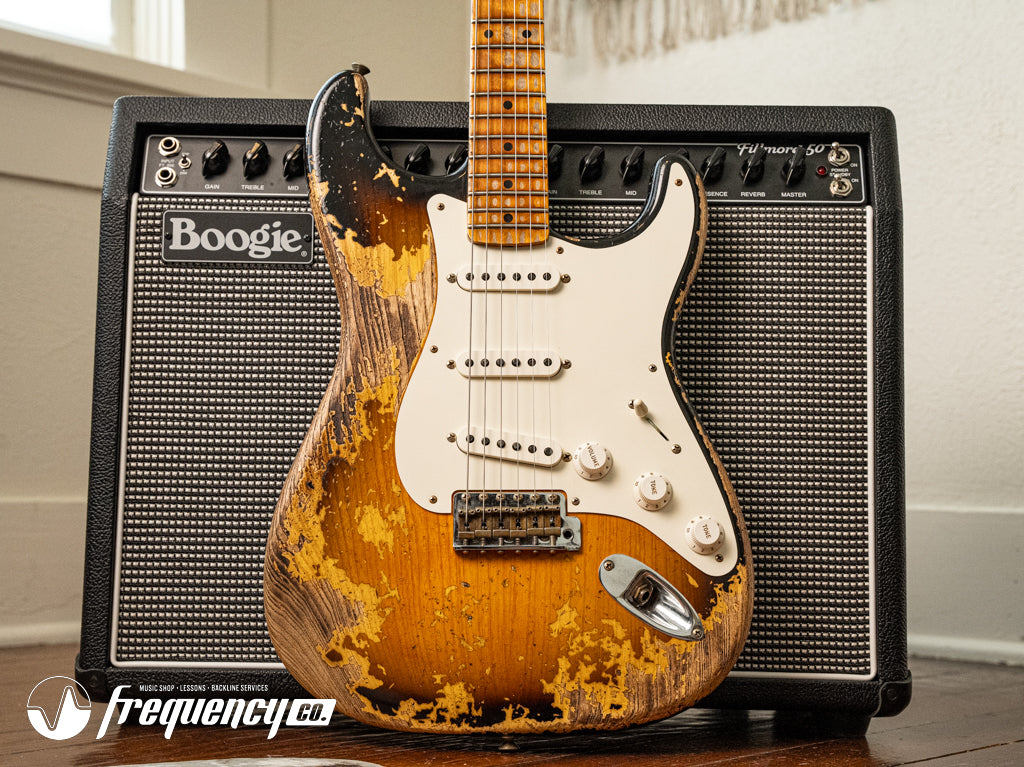 Fender Custom Shop 57 Stratocaster with Birdseye Esquire Neck Super Heavy Relic
