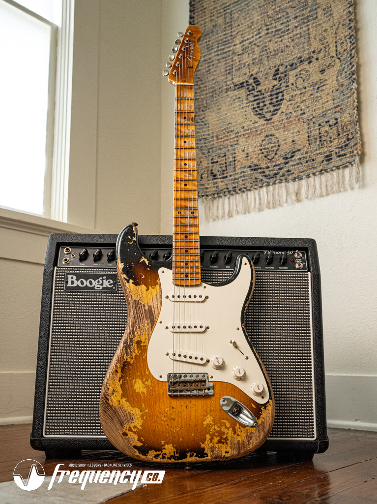 Fender Custom Shop 57 Stratocaster with Birdseye Esquire Neck Super Heavy Relic