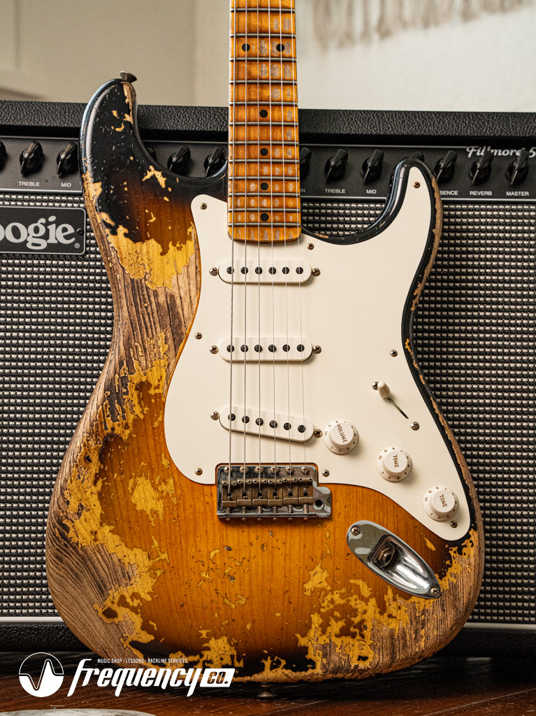 Fender Custom Shop 57 Stratocaster with Birdseye Esquire Neck Super Heavy Relic