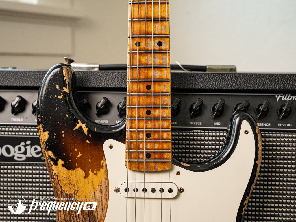 Fender Custom Shop 57 Stratocaster with Birdseye Esquire Neck Super Heavy Relic